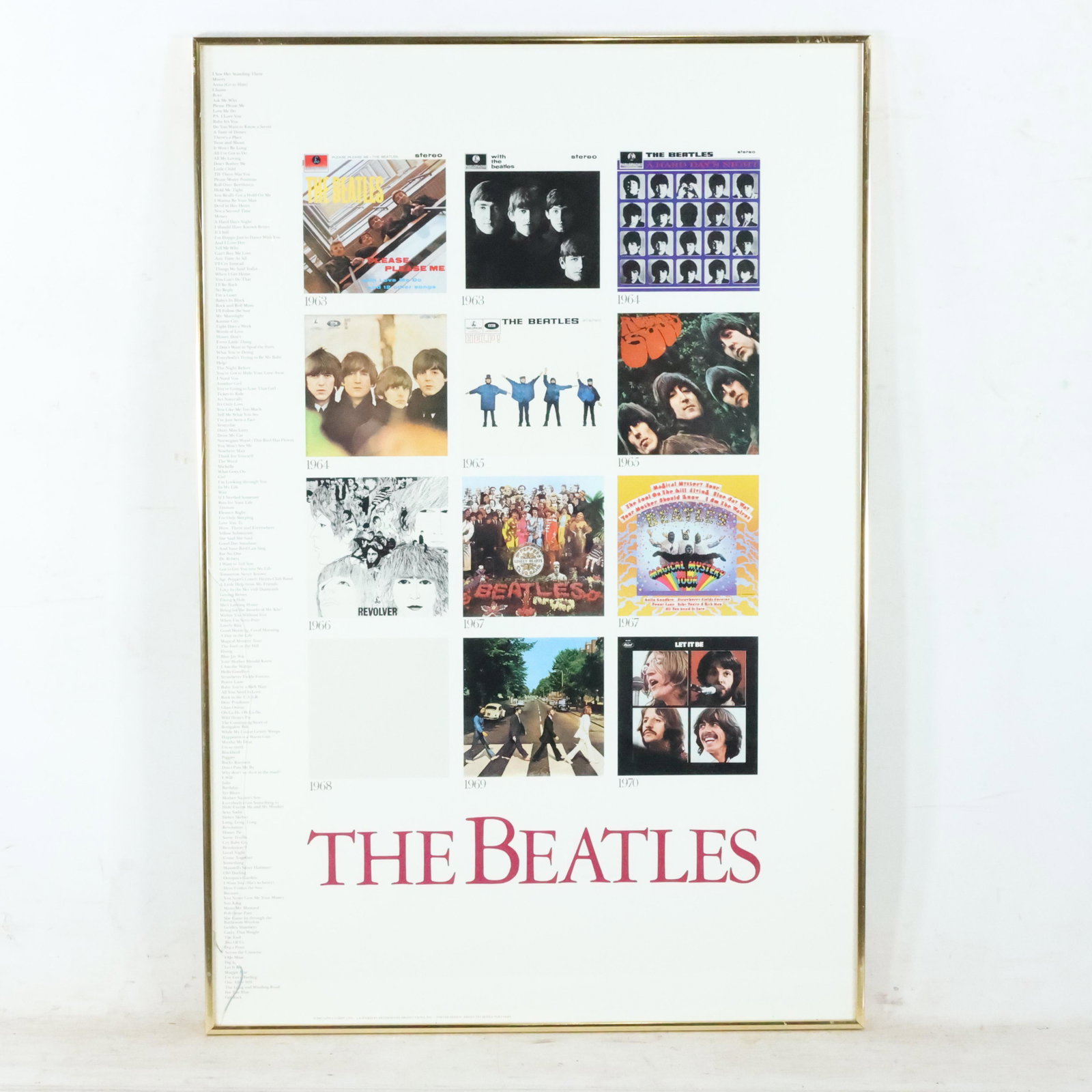 The Beatles Poster: "The Album Covers", Framed (1 of 20)