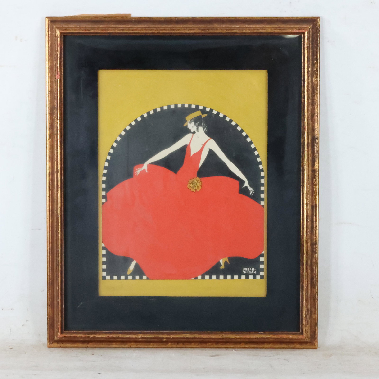 Urban Morgan Art Deco Theatrical Dancer Illustration (1 of 8)