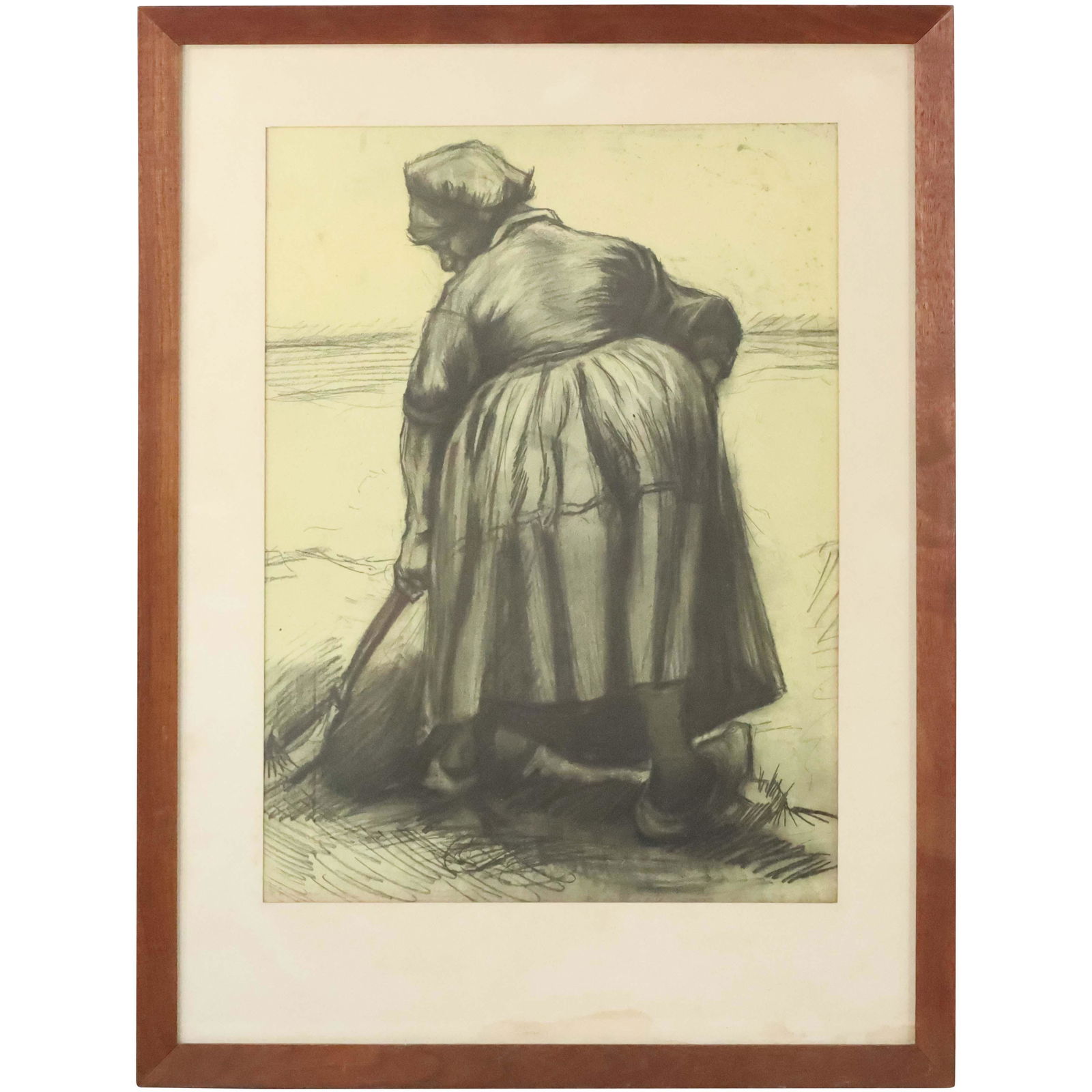 Vincent van Gogh (1853 - 1890), Peasant Woman Digging (1 of 8)