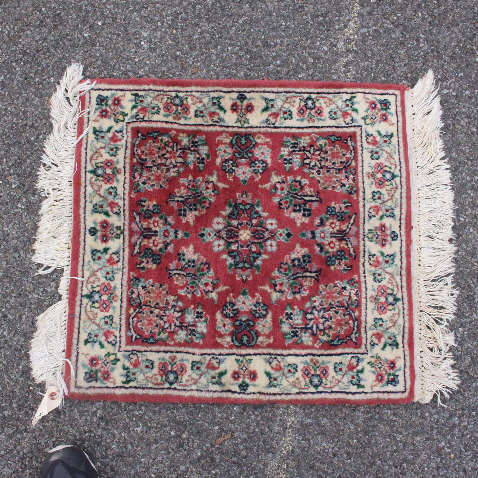 Oriental Hand Made Wool Scatter Rug - Clean (1 of 5)