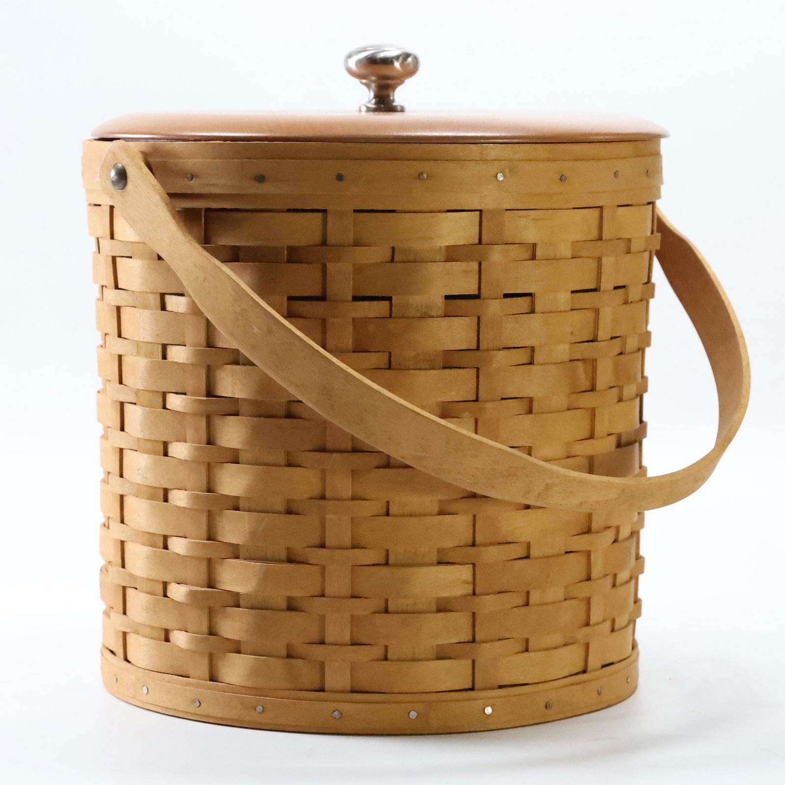 Longaberger Splint Ice Bucket Basket with Liner (1 of 8)