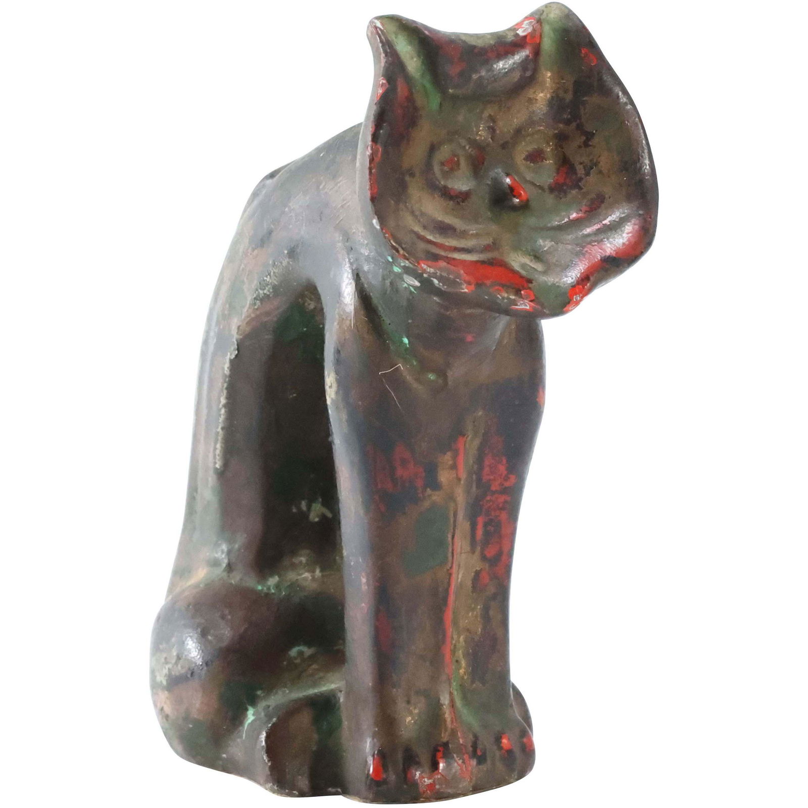 Mid-Century Modern Unique Stylish Cat Figure Statue (1 of 5)