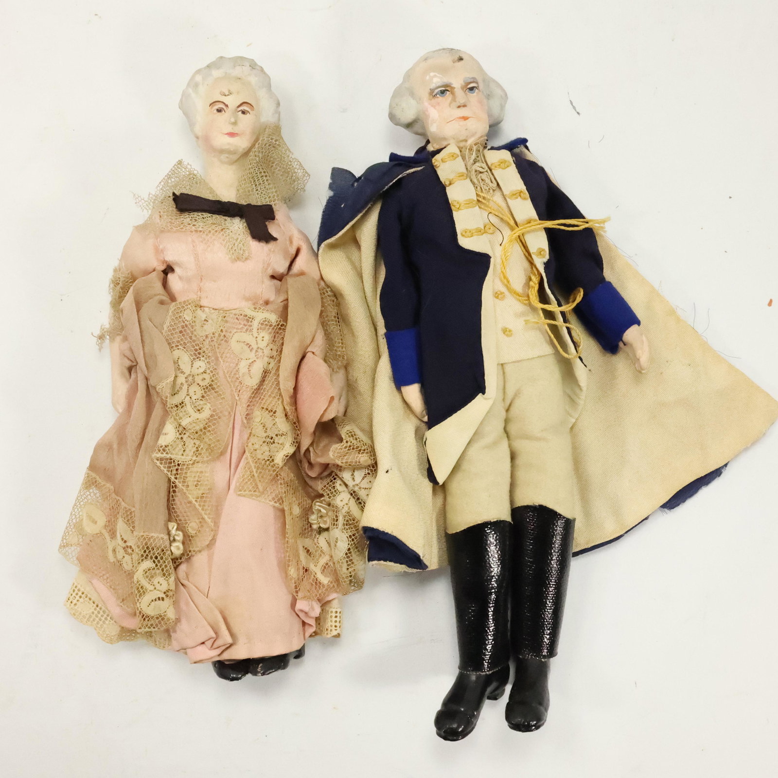 19th C. Historical Dolls George & Martha Washington (1 of 14)