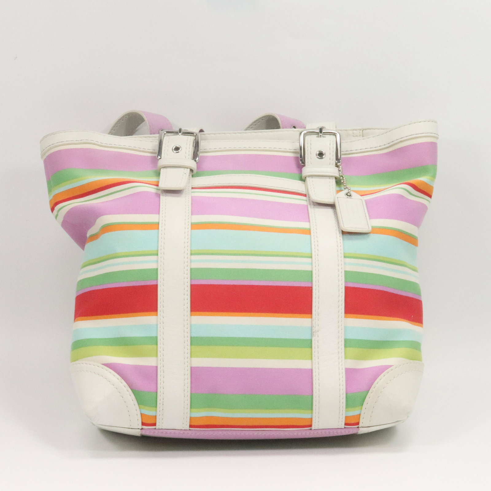 COACH Hampton Watercolor Tote Hand Bag - Clean: COACH Hampton Watercolor Tote Hand Bag - Clean. Size: 10 in. x 12 in.