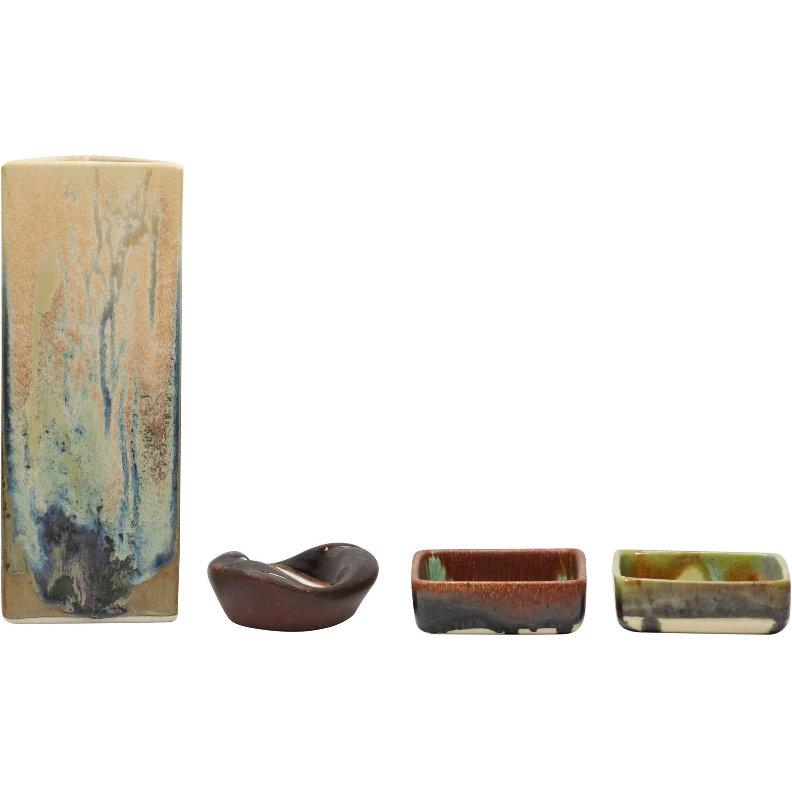 4 Assorted Mid-Century Studio Art Pottery Inc.  Keramos (1 of 13)