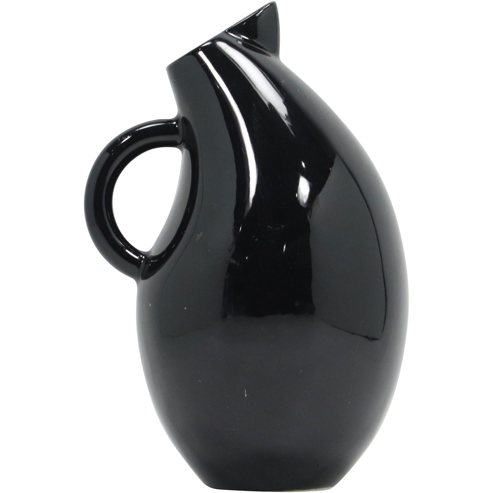 Arabia Finland Storybirds Black Ceramic Pitcher (1 of 8)