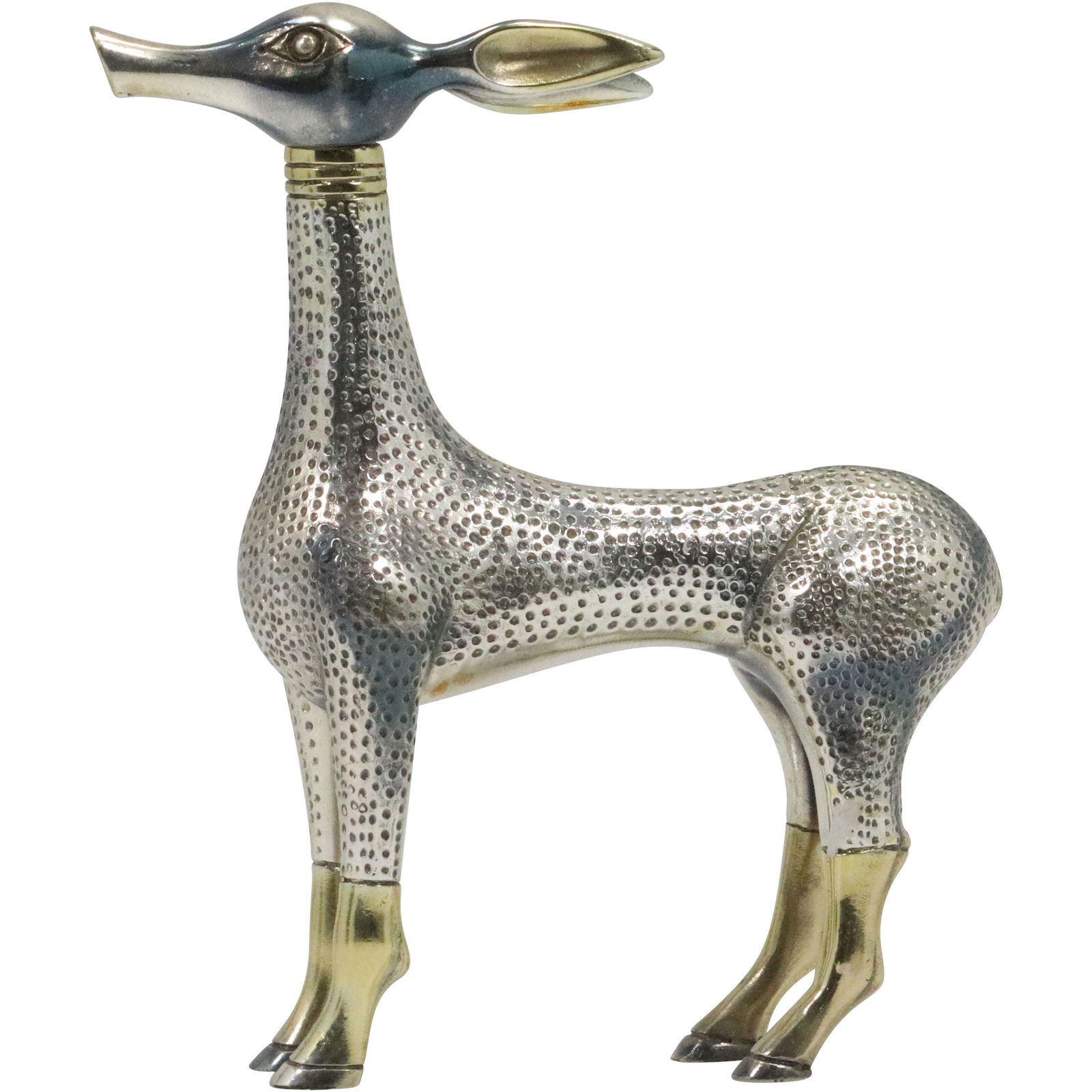 Lekythos, Bronze Metal Deer Figure on Base (1 of 9)