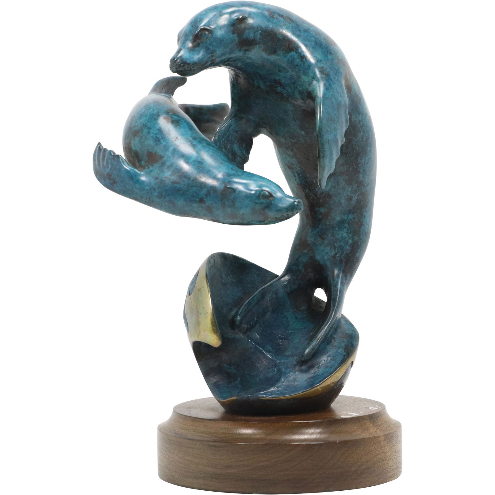 Jacques & Mary Regat 1990, Alaska, Bronze Otter & Seal (1 of 9)