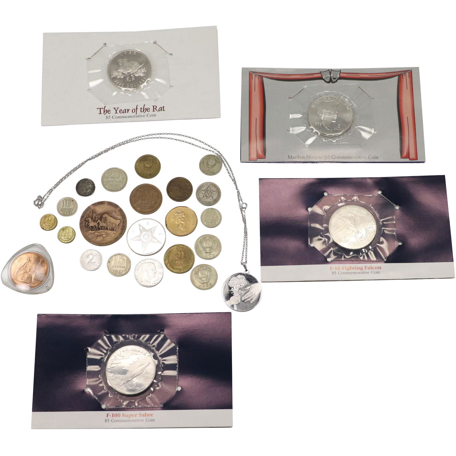 28 Assorted Collector Medallion Coins (1 of 9)