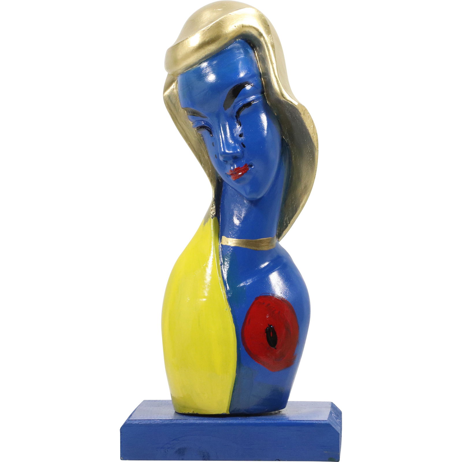 Thomas Pulgini, American, Abstract Woman Bust Sculpture (1 of 12)