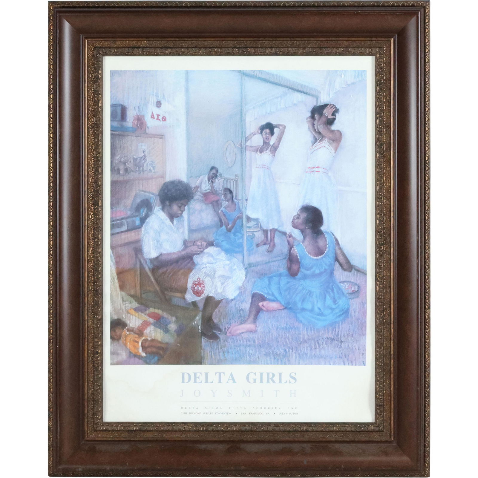 Joy Smith "Delta Girls" Framed Print Signed & Dated (1 of 12)