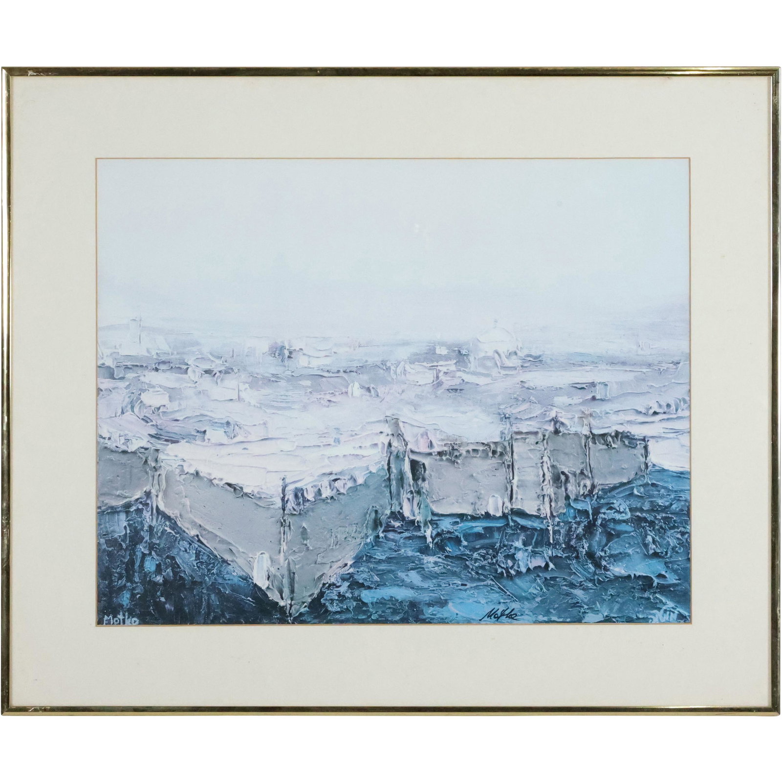 Motke Blum, Color Collotype Signed, "Towards Jerusalem" (1 of 11)