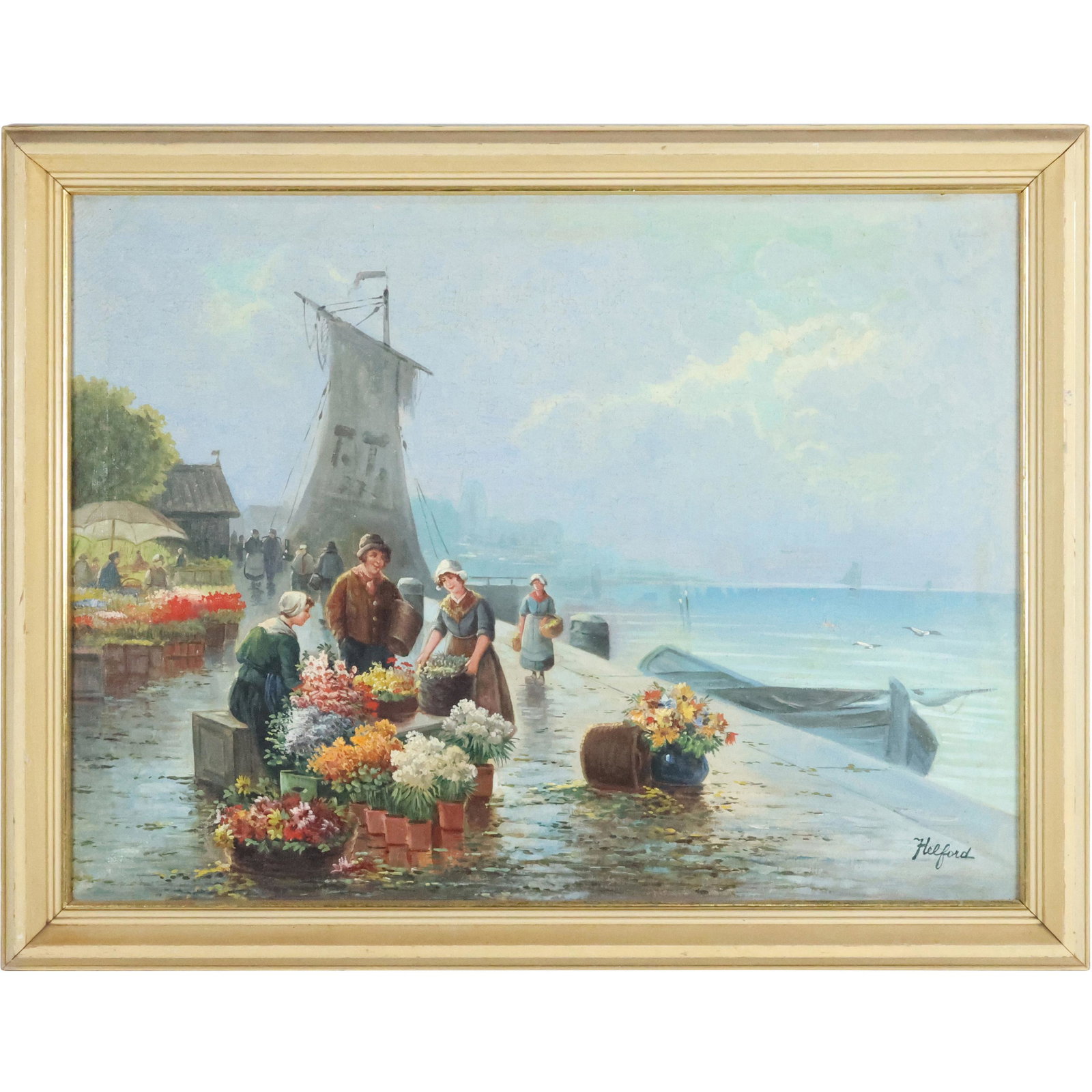 Helford, Oil/b Flower Vendor on the Ship Docks (1 of 11)