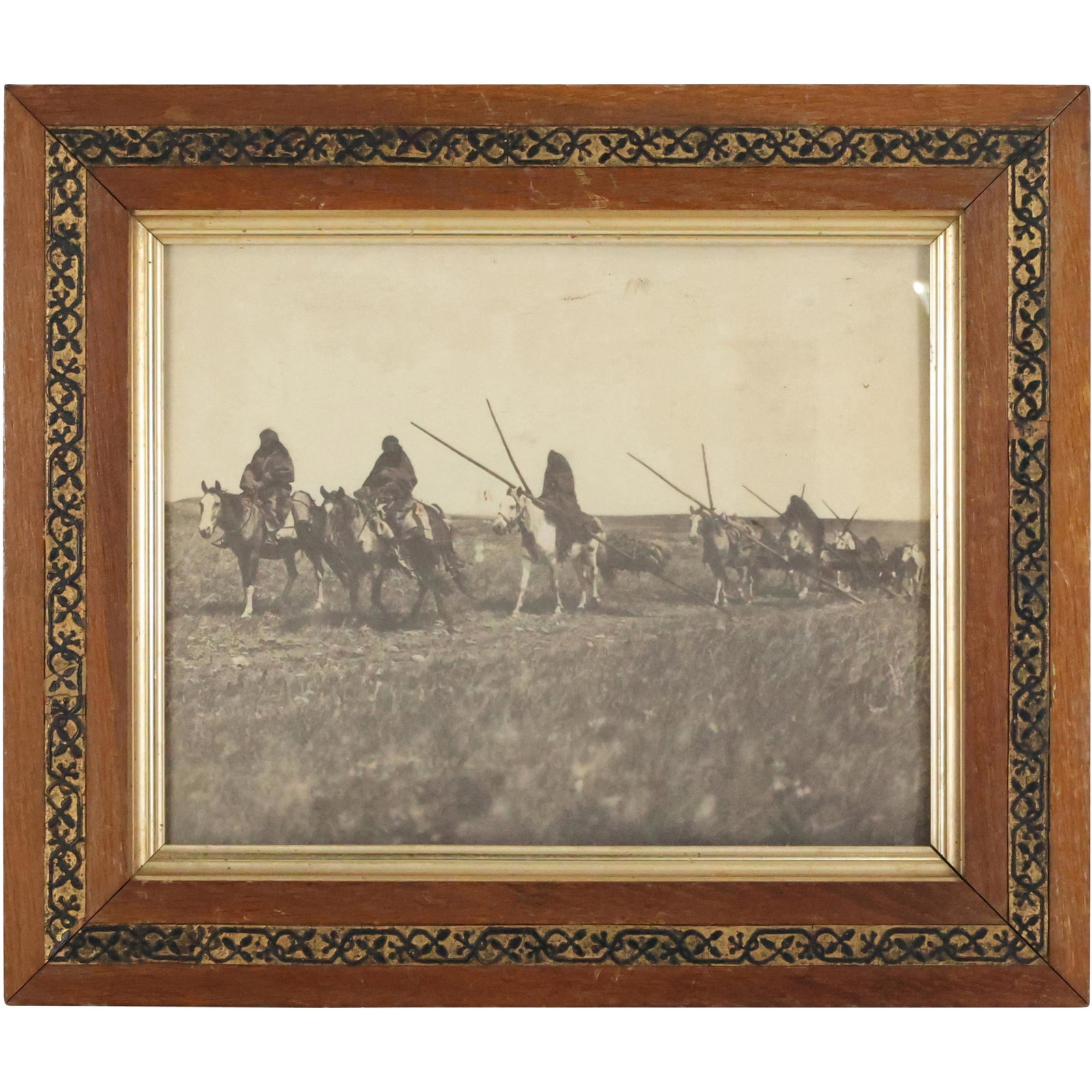 Curtis Sepia PRINT Native American Indians on Horses (1 of 7)