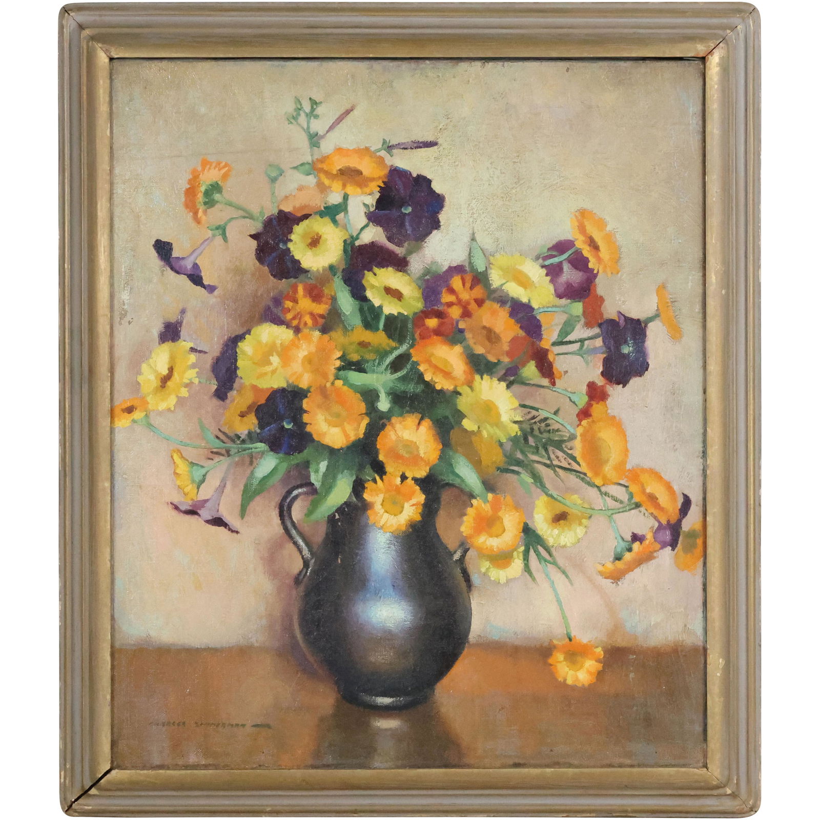 Charles B. Zimmerman; American Oil Summer Gold Signed (1 of 10)