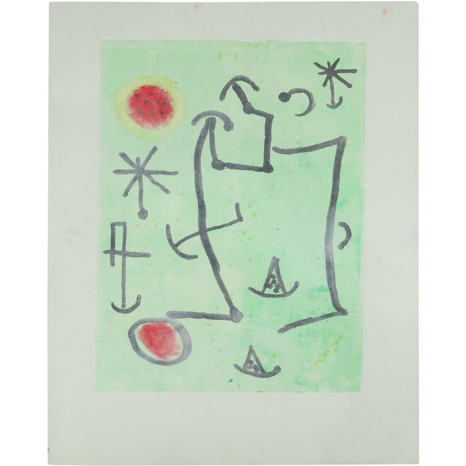 Miro, Vintage Abstract Artist Proof Aquatint Etching (1 of 8)