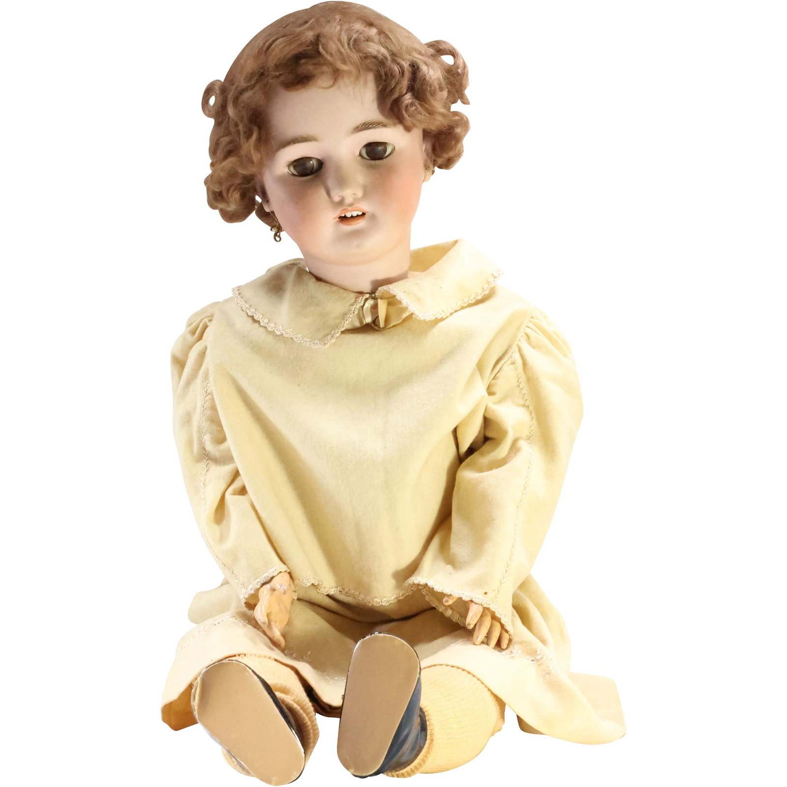 Antique C M Bergmann Simon & Halbig Bisque Head Doll (1 of 7)