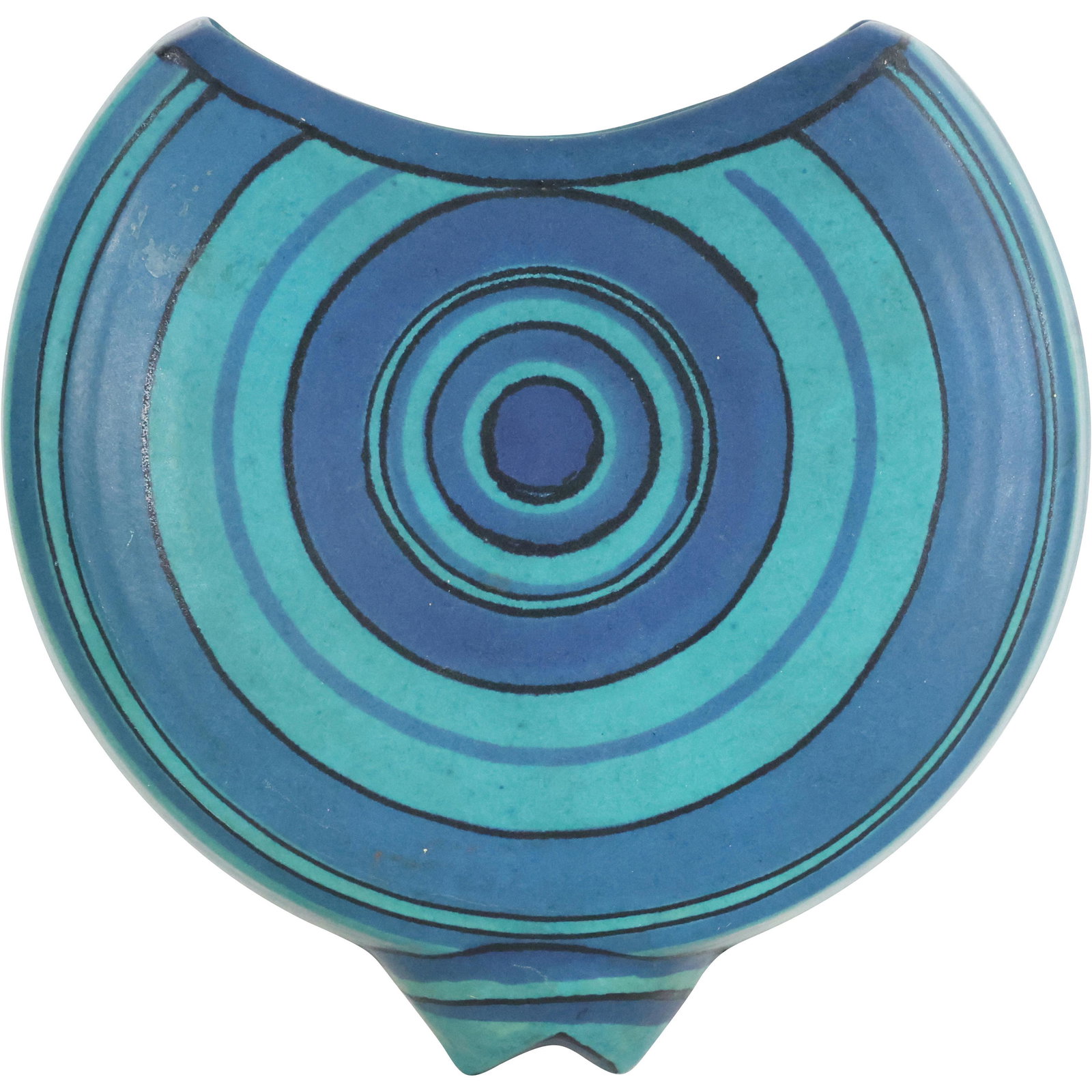 Rare Glidden Pottery Wall Pocket Signed (1 of 6)