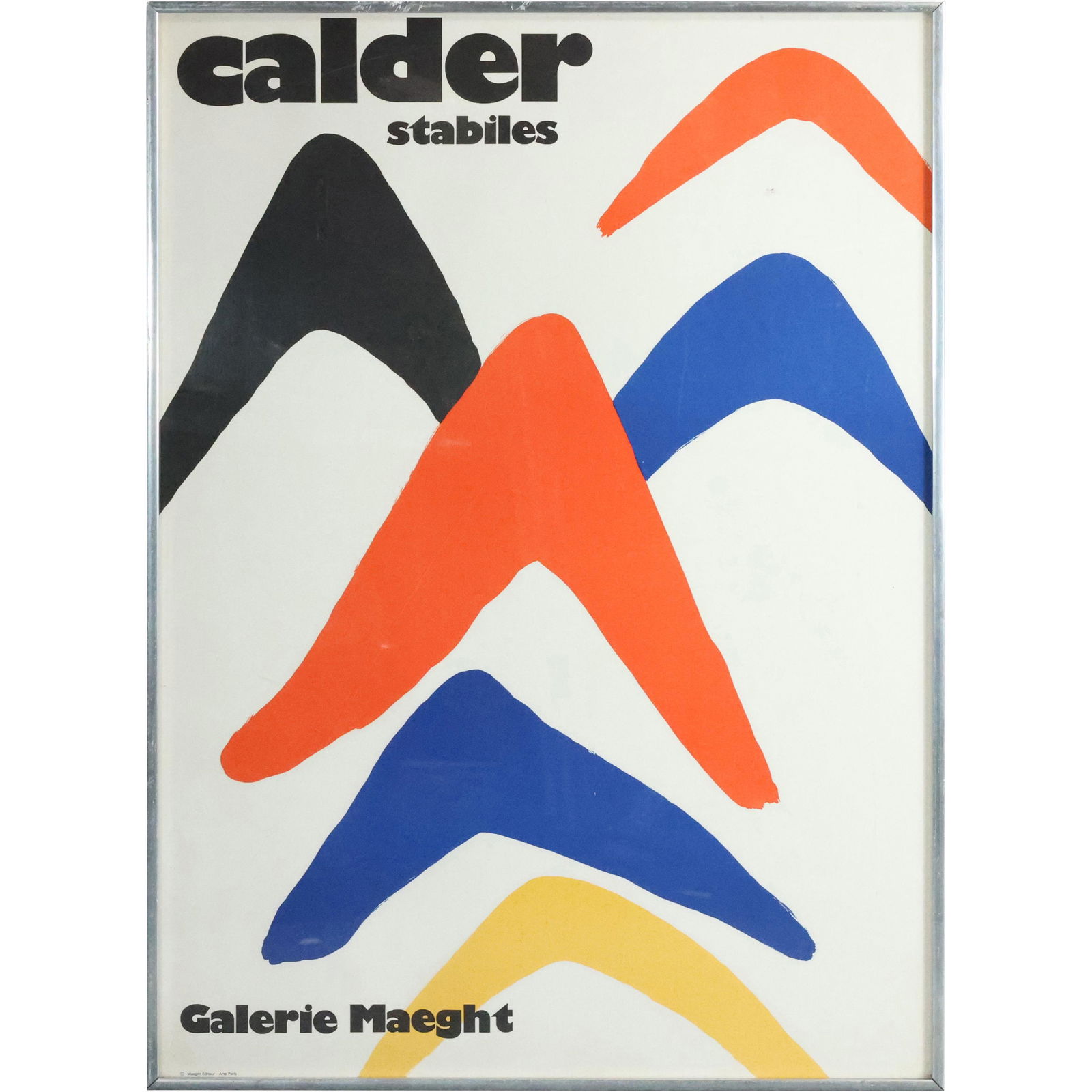 Alexander Calder Exhibition Poster Stabiles Gal. Maeght (1 of 8)