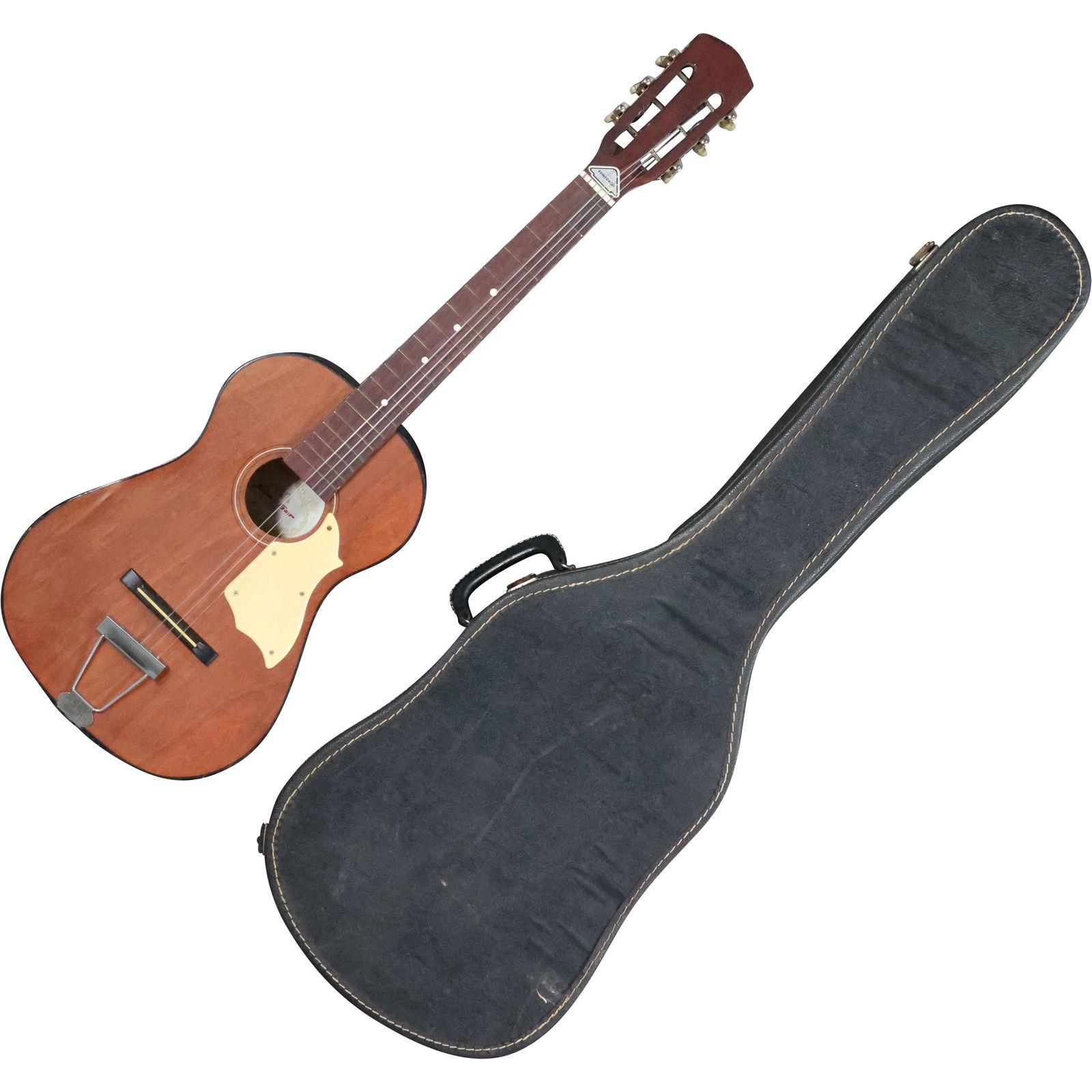 ZIM-GAR FG-12 Vintage Acoustic Guitar with Hard Case (1 of 15)