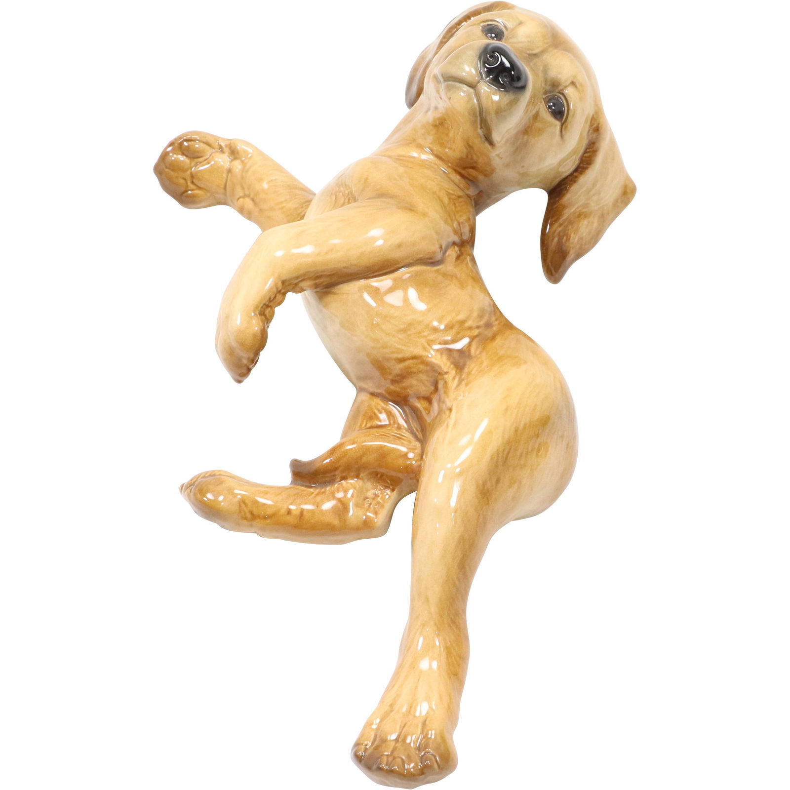 Goebel West Germany 12 inch Porcelain Dog Laying Down: Goebel West Germany 12 inch Porcelain Dog Laying Down. Size: 4.5h 12w