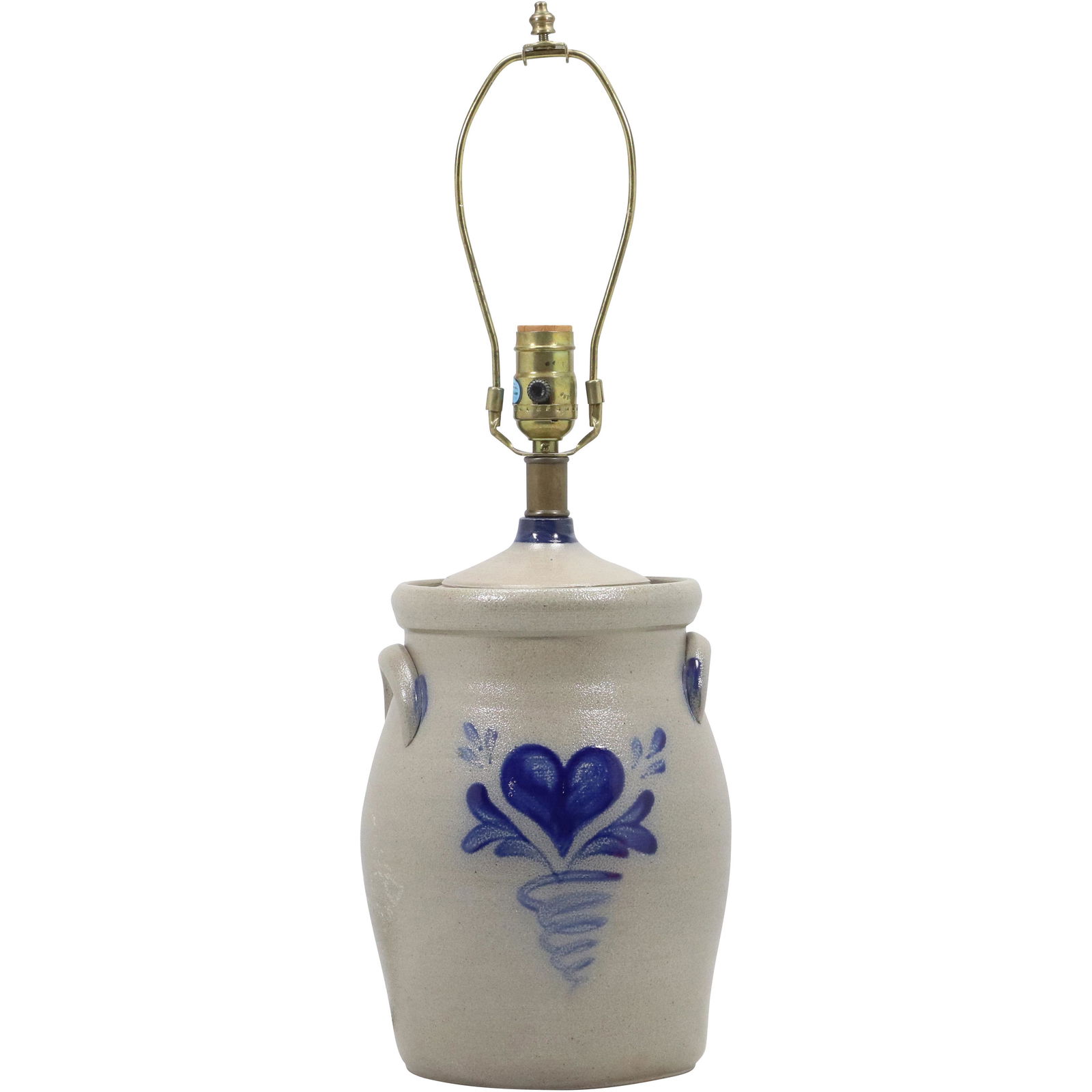 Stoneware Crock Lamp Rowe Pottery Works Cambridge WI (1 of 8)