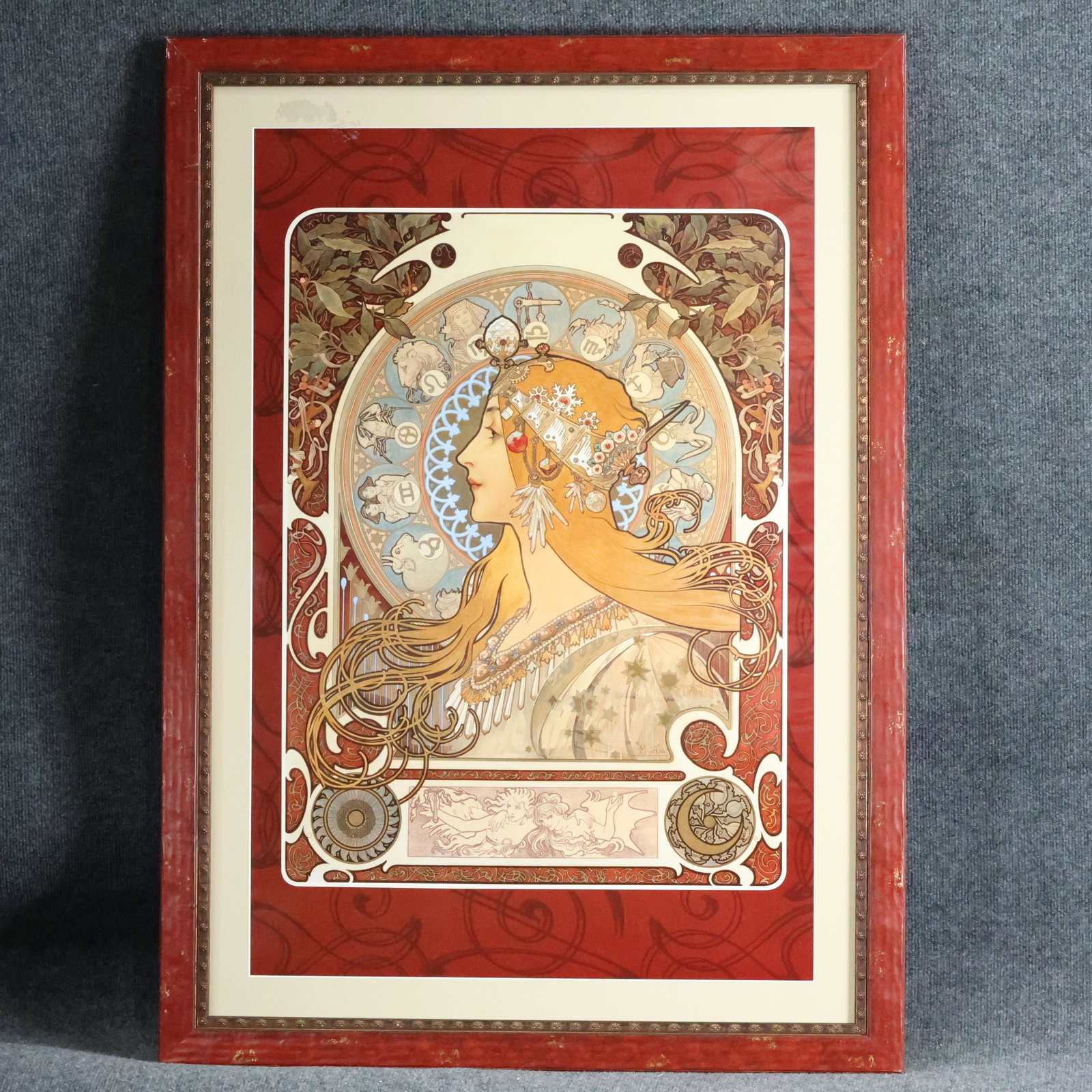 Zodiac, Art Nouveau Reprint Poster by Alphonse Mucha (1 of 15)