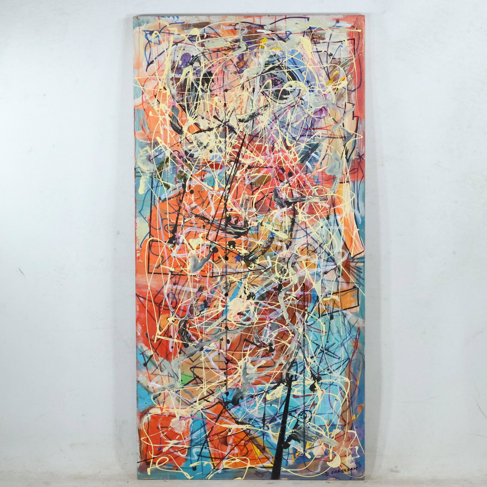 Dennis Sakelson, Bucks County Pa, 20th C. Abstract O/b (1 of 10)