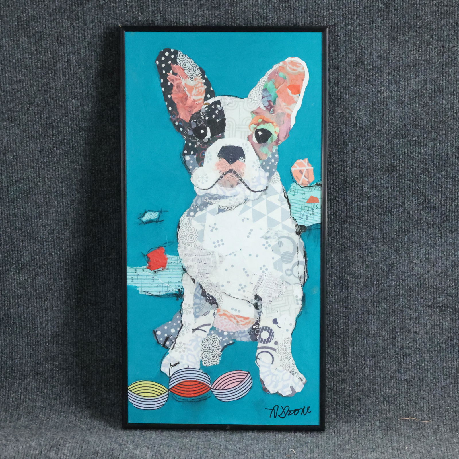 Portrait of a Dog, Signed, Framed (1 of 10)