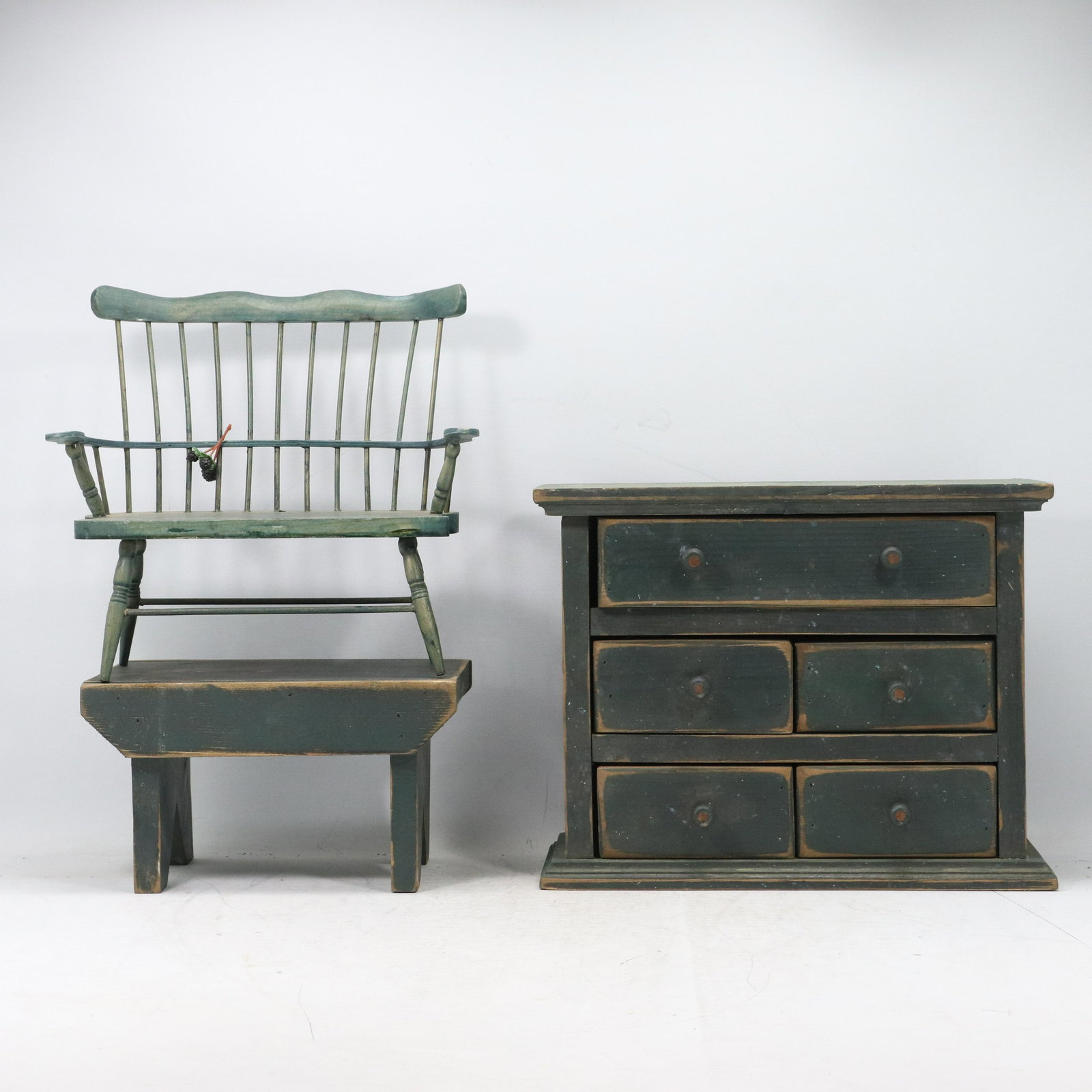 [3] Assorted Country Items: Cricket Bench, Multi Drawer (1 of 10)