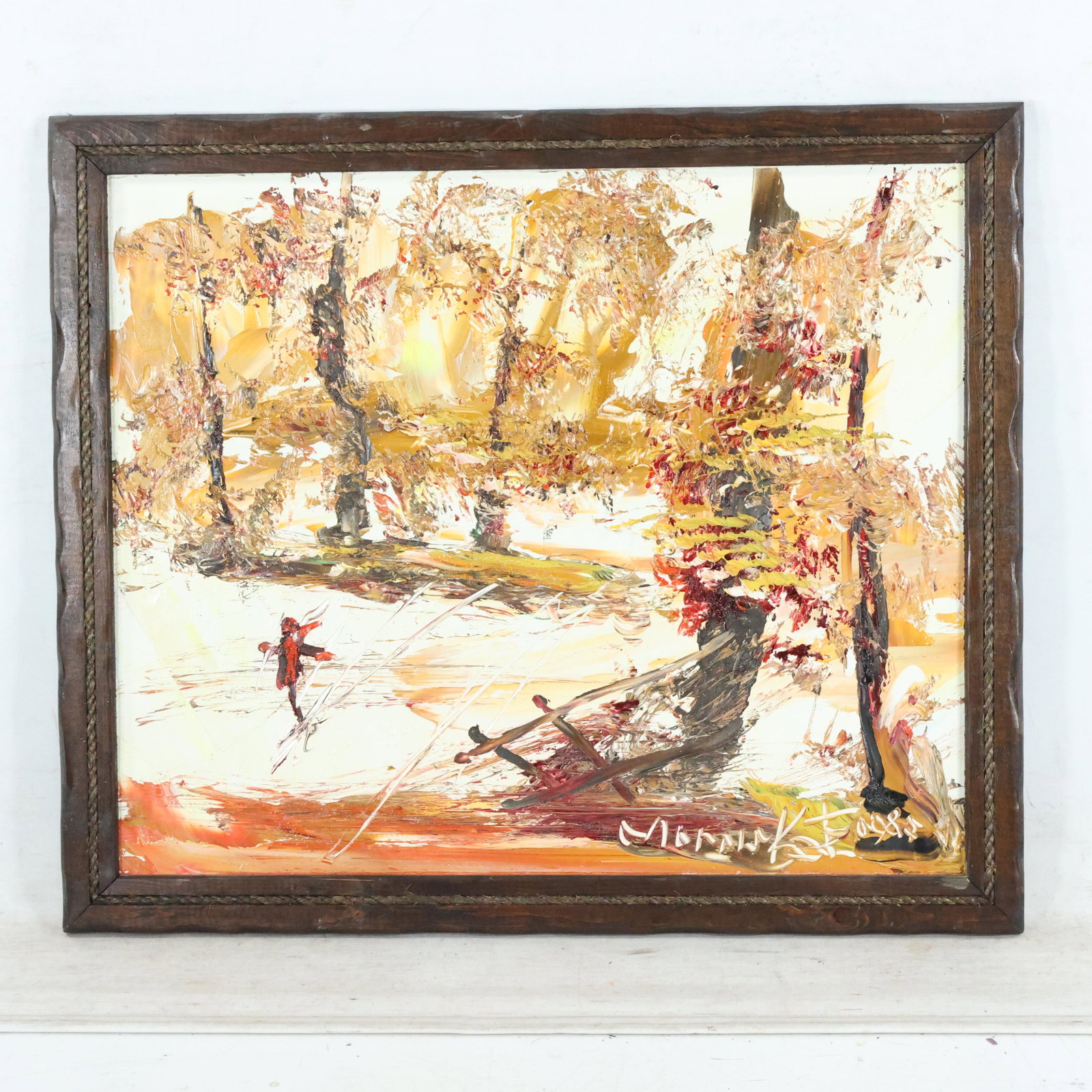 Morris Katz 1987, O/b Cross Country Skiing in Catskills (1 of 10)