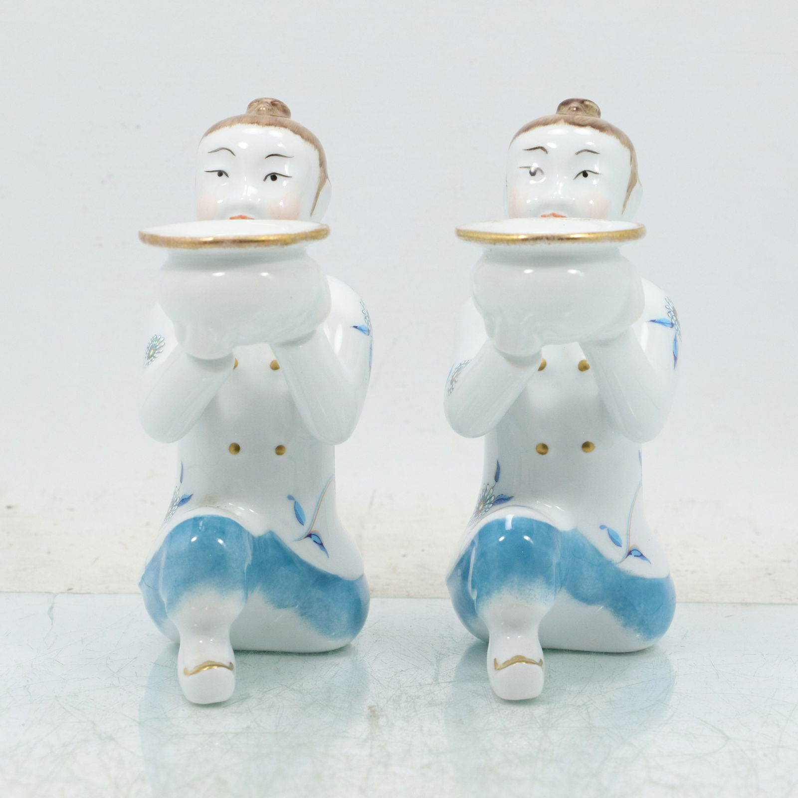 2 Coquet Limoges France Porcelain Kneeling Asian Figure (1 of 8)