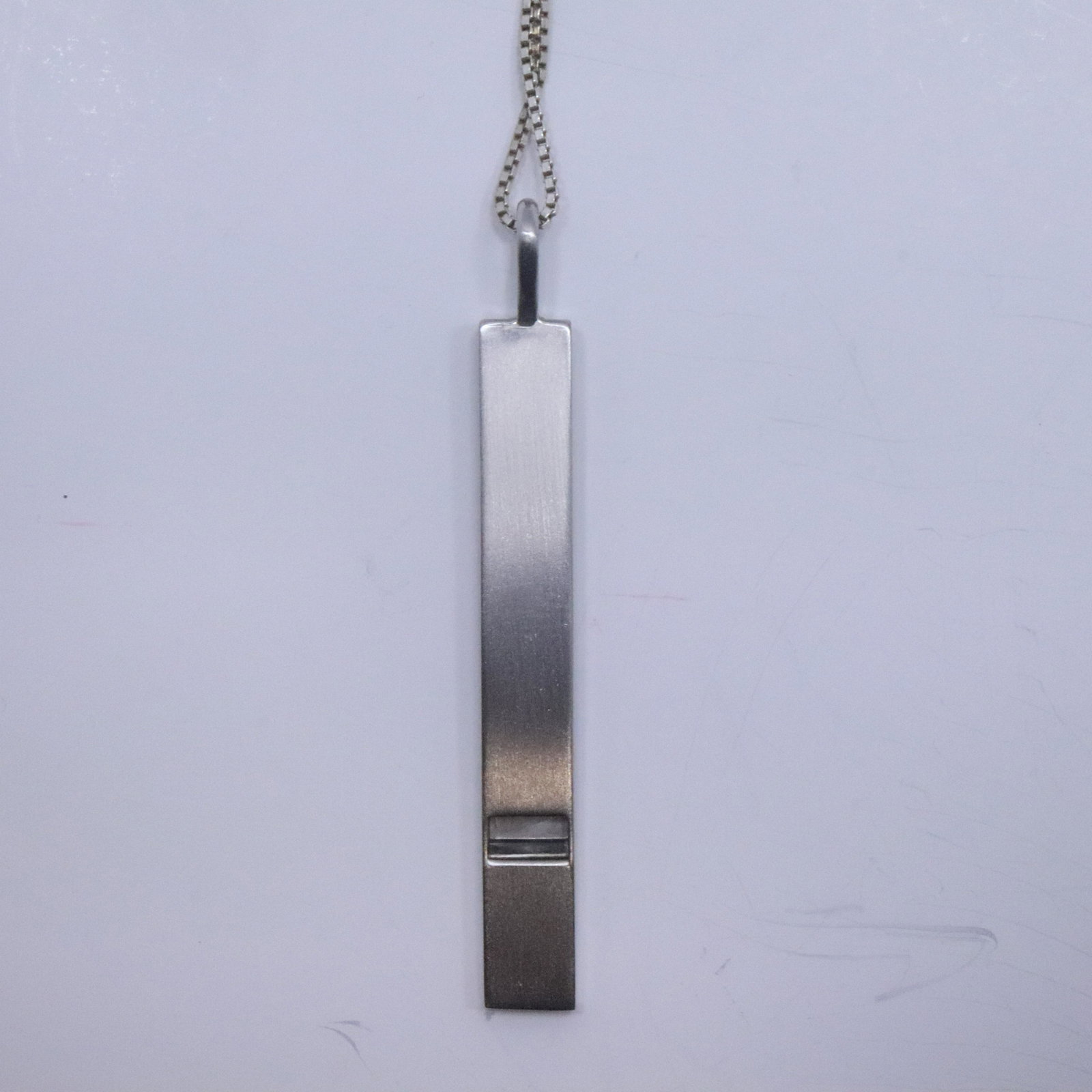 Sterling Silver Avedon Whistle Pendant Necklace (1 of 6)