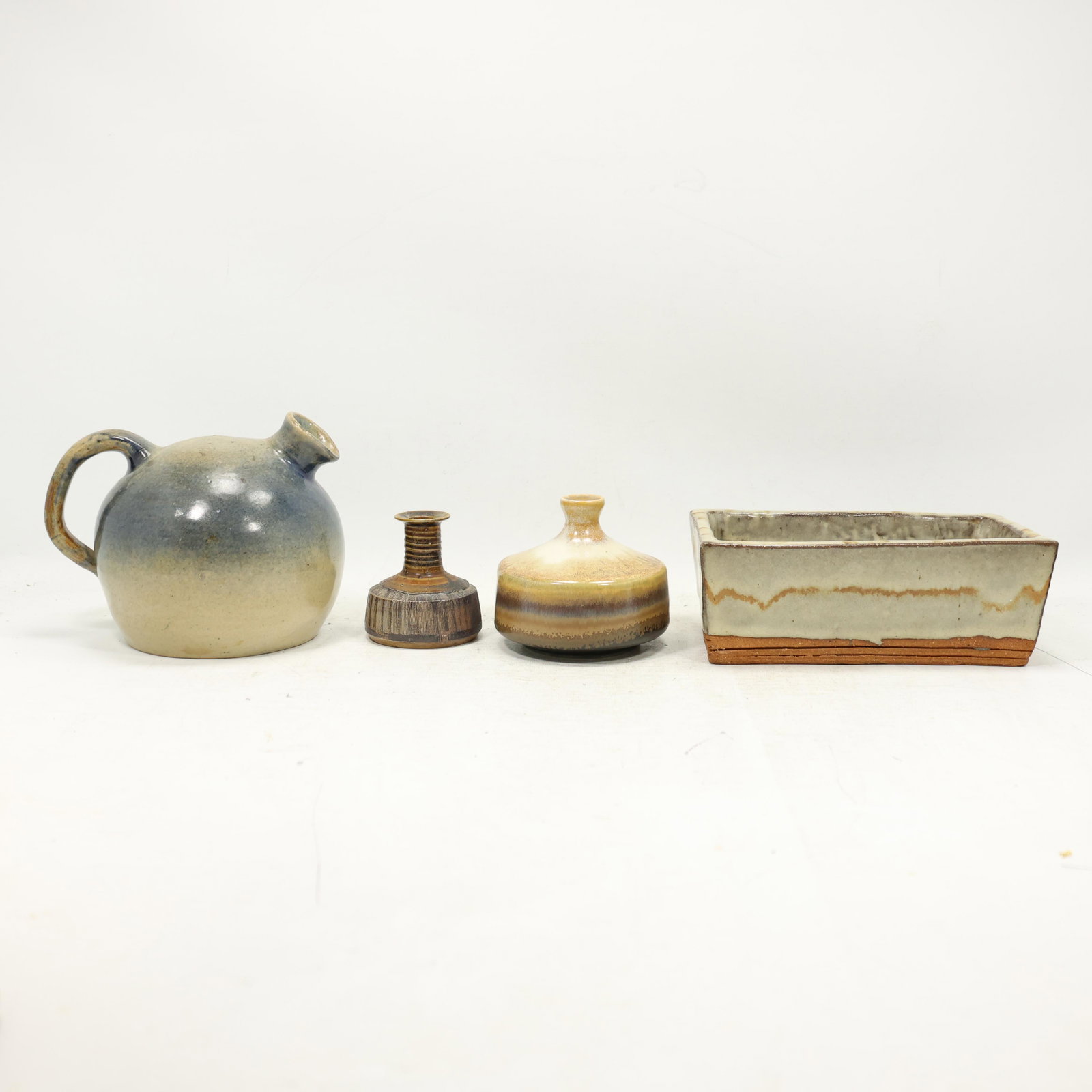 [4] Assorted Studio Art Pottery Vases and Tray (1 of 20)