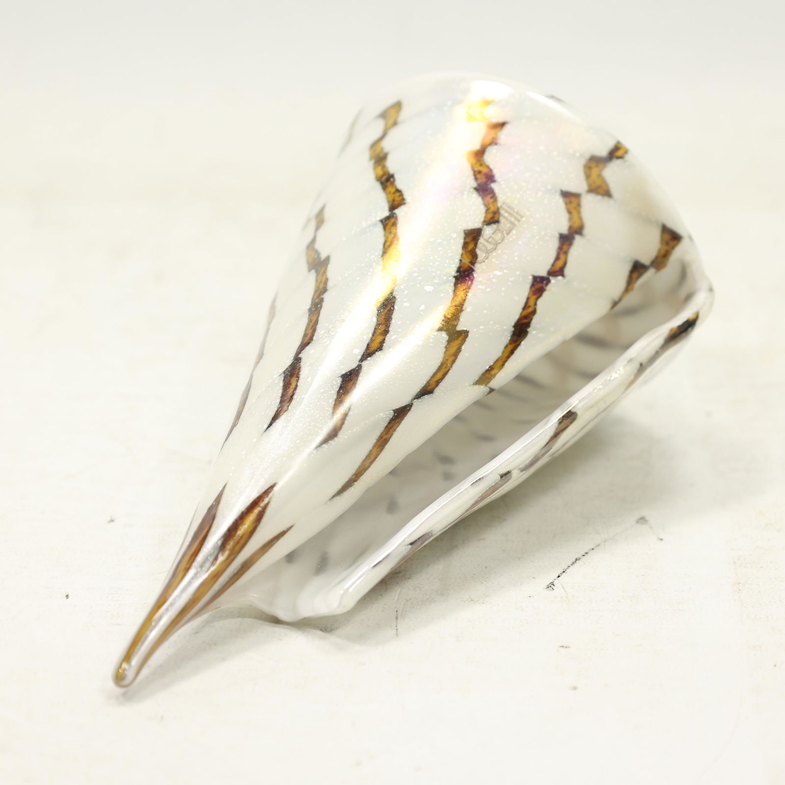Signed Giapietro Angeline for F Art Glass Conch Shell (1 of 11)