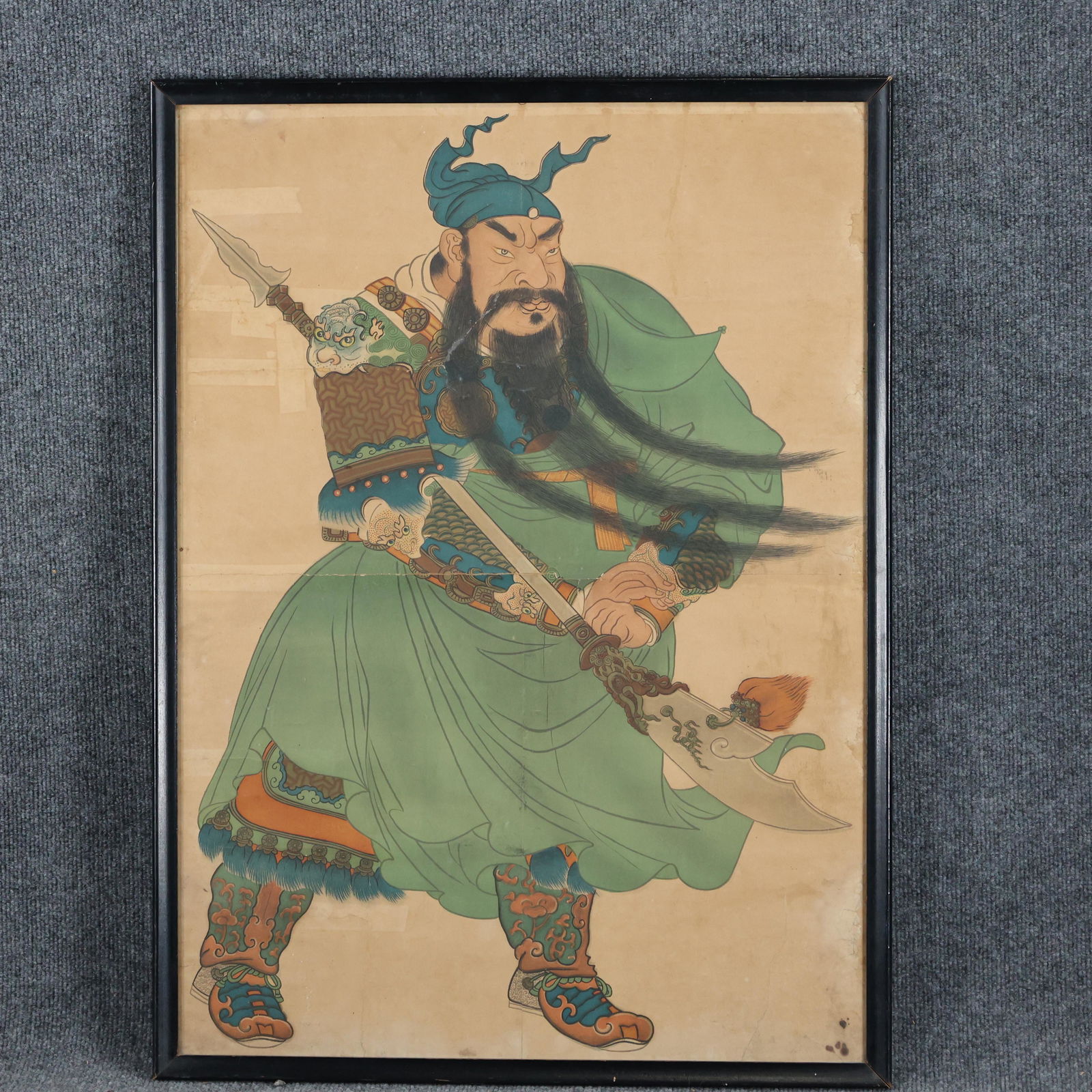 Japanese Woodblock Samurai Warrior, Framed (1 of 14)
