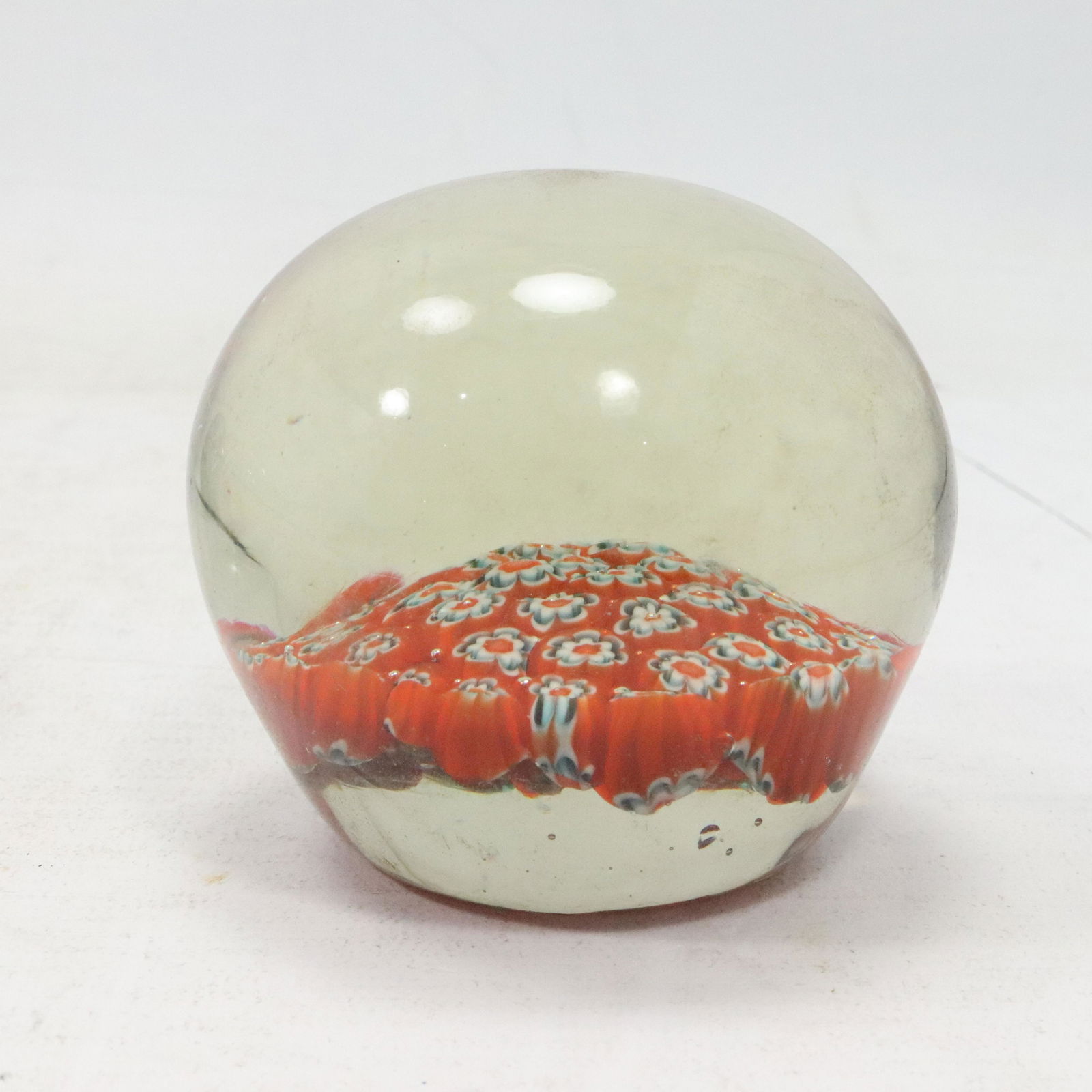 [6] Assorted Art Glass Paperweights Internal Decorated (1 of 9)
