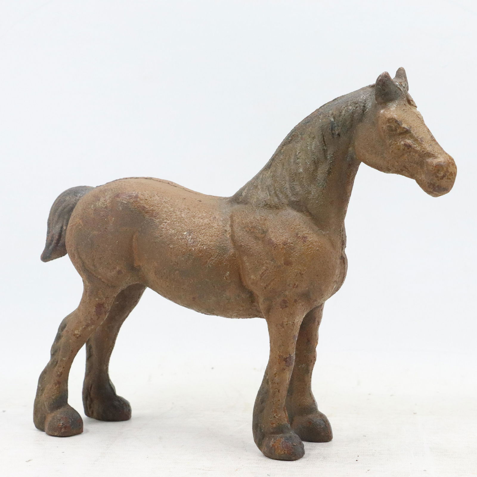 Antique Cast Iron Hose Figure Door Stop (1 of 8)