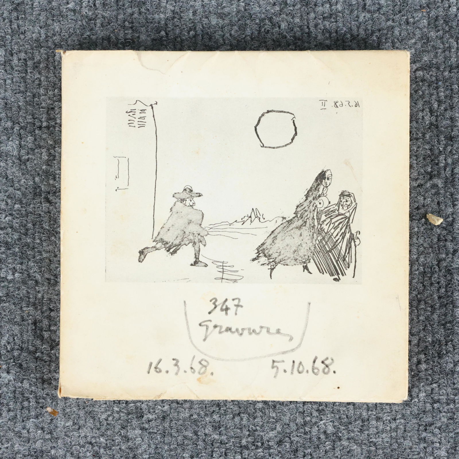 Vintage Book: Pablo Picasso 347 Gravures, Illustrated (1 of 9)