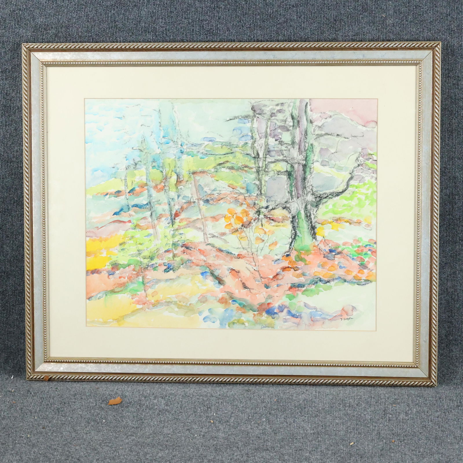 Jehudith Sobel, Poland, Watercolor Landscape Painting (1 of 11)