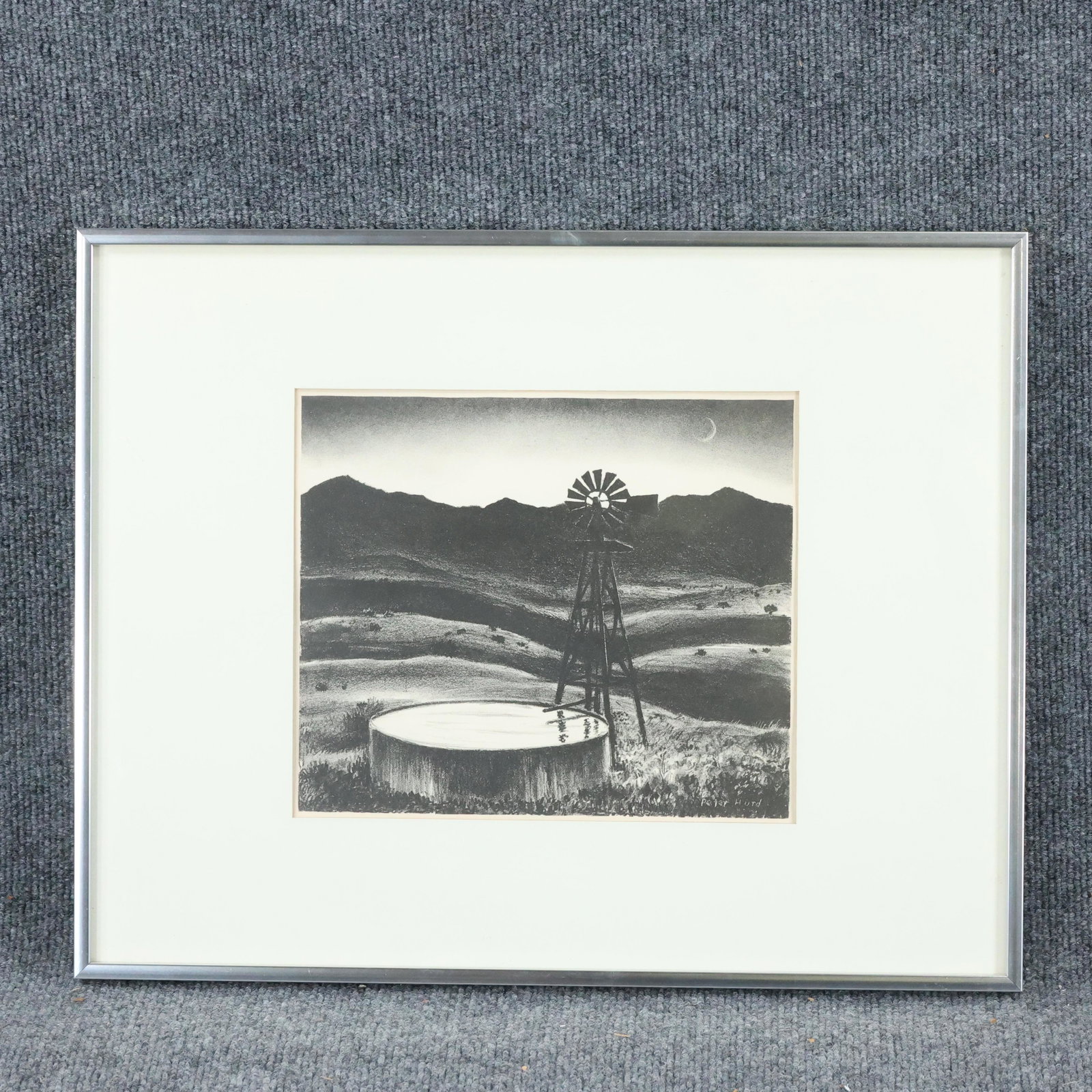 Peter Hurd 1904-1984, Etching Western Landscape (1 of 9)