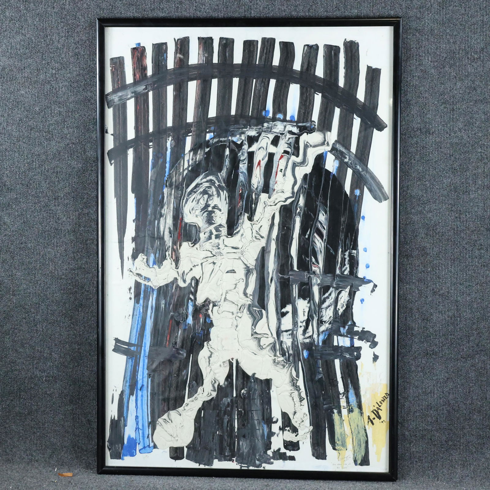 A D Alonzo, Oil/b Abstract Figure at Fence (1 of 13)