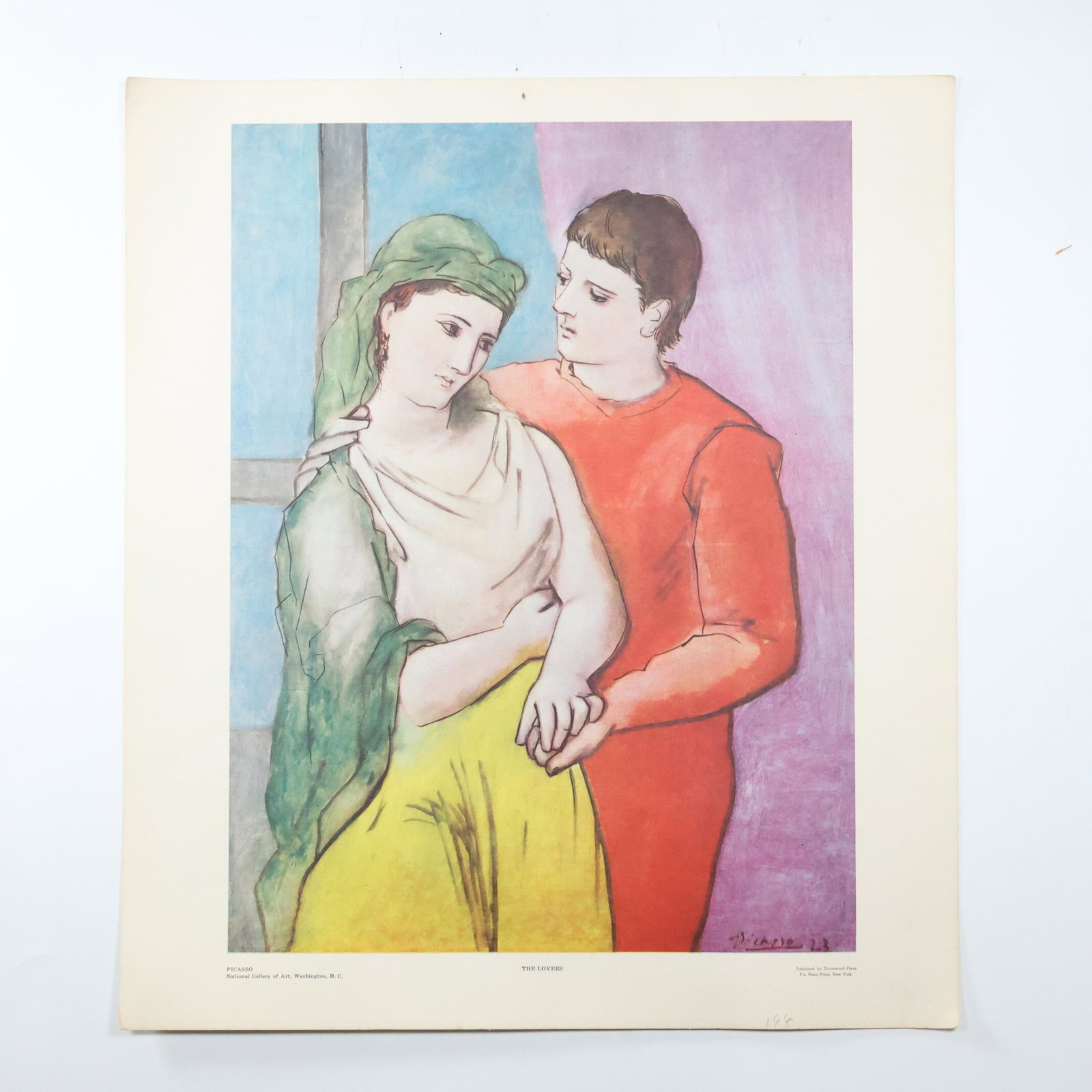 Pablo Picasso Vintage Lithograph "The Lovers" (1 of 10)
