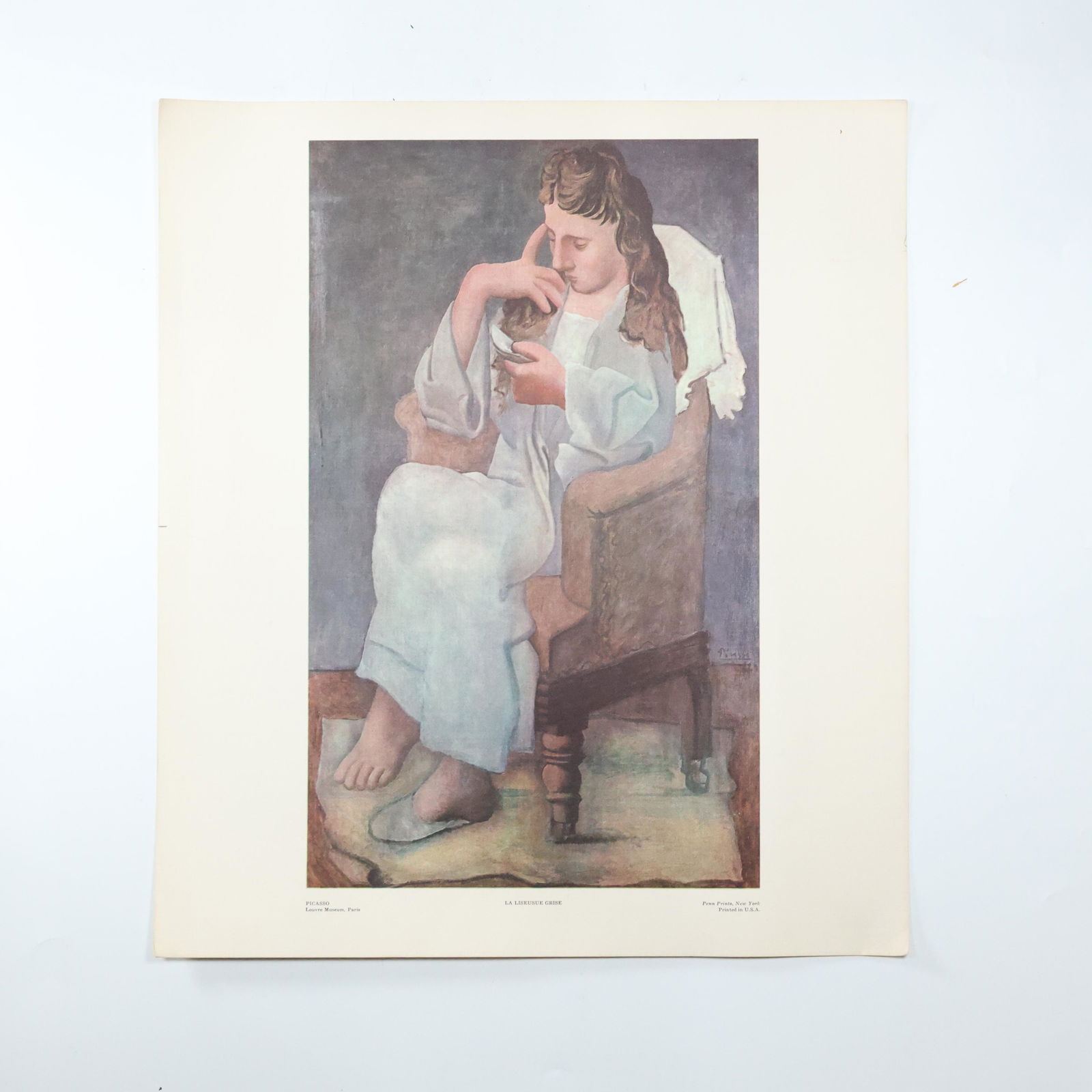 Pablo Picasso Vintage Lithograph La Liseusue Grise (1 of 10)