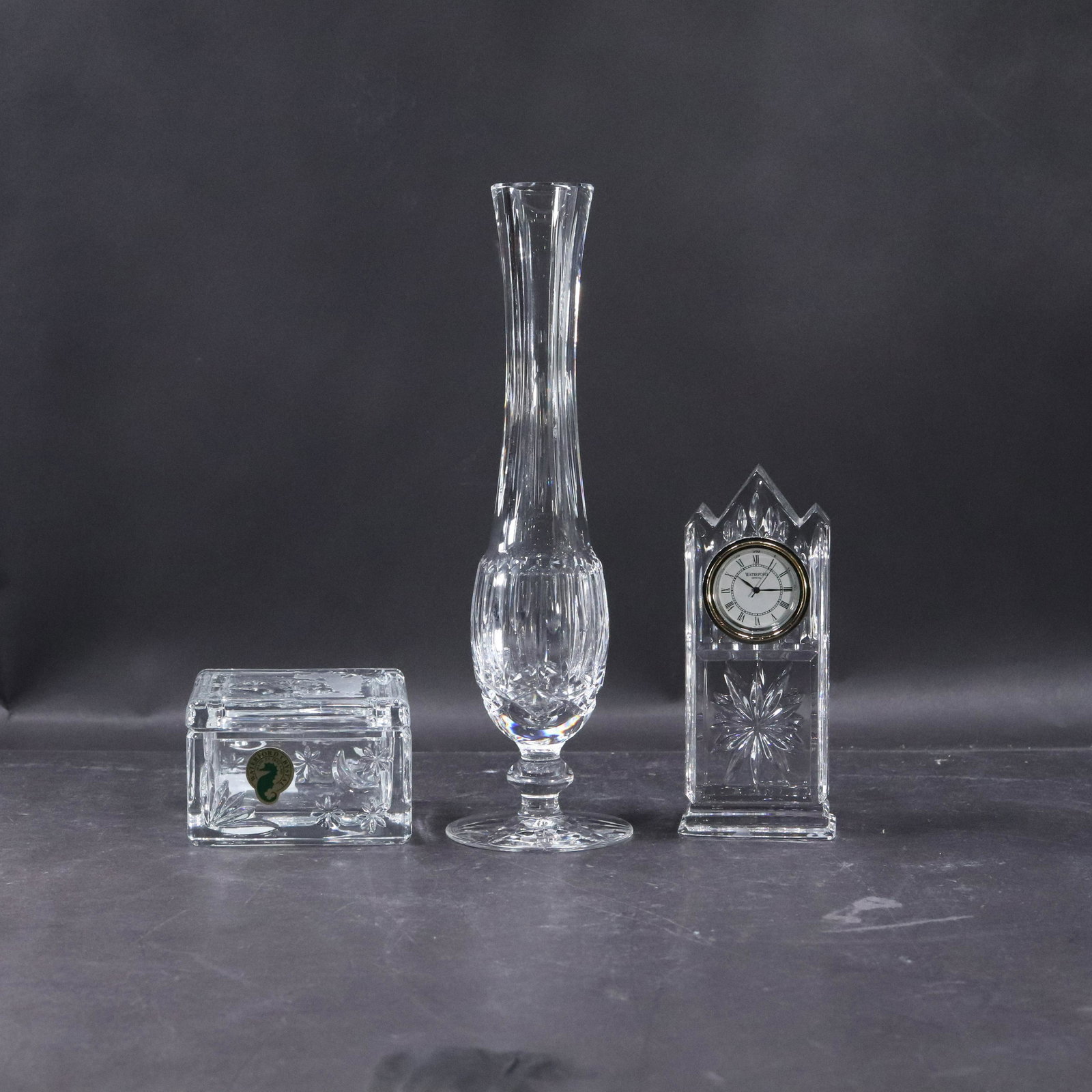 3 Assorted Signed WATERFORD Crystal Glass Items (1 of 14)