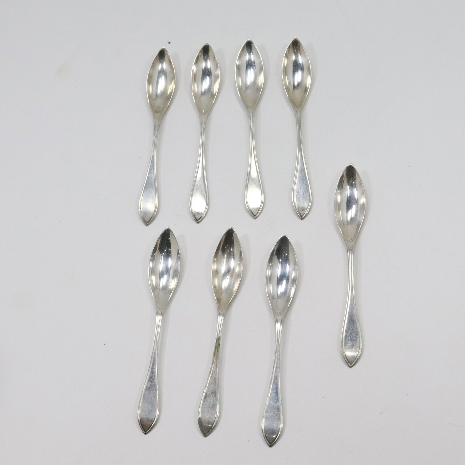 [8] Danish Design Hallmarked Silver Spoons (1 of 7)