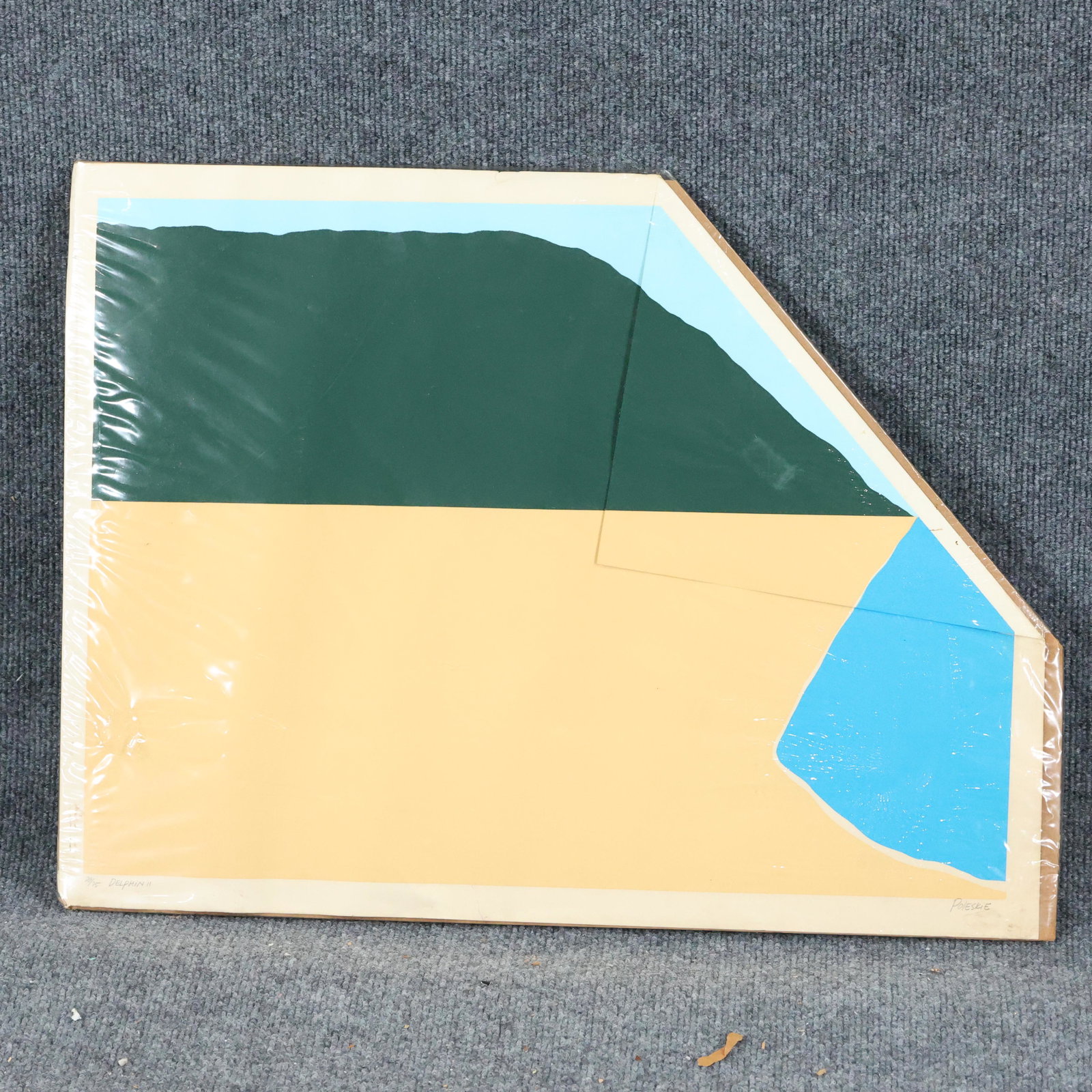 Steve Poleskie, American Minimalist Abstract Lithograph (1 of 10)