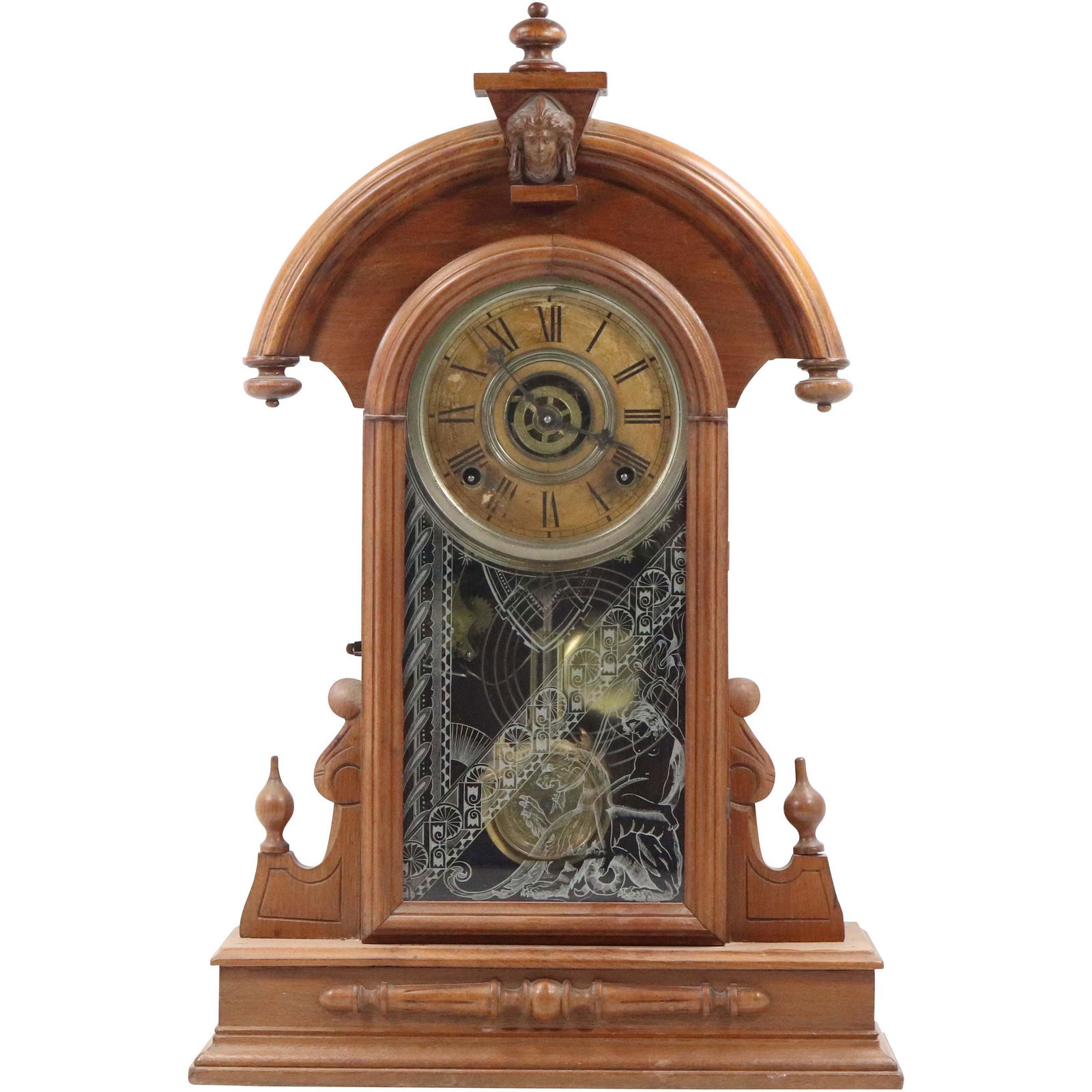 Antique WM GILBERT CO "PARISIAN" Mantle Clock (0493) on Feb 14, 2022