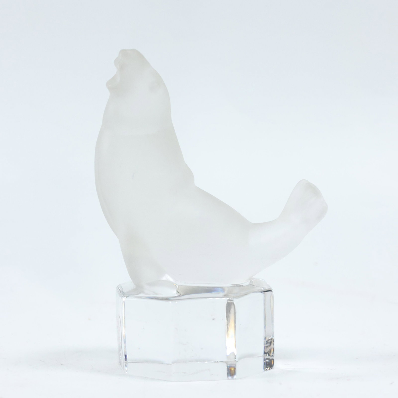 Nachtmann Germany Frosted Glass SEAL Figure Sculpture (1 of 6)