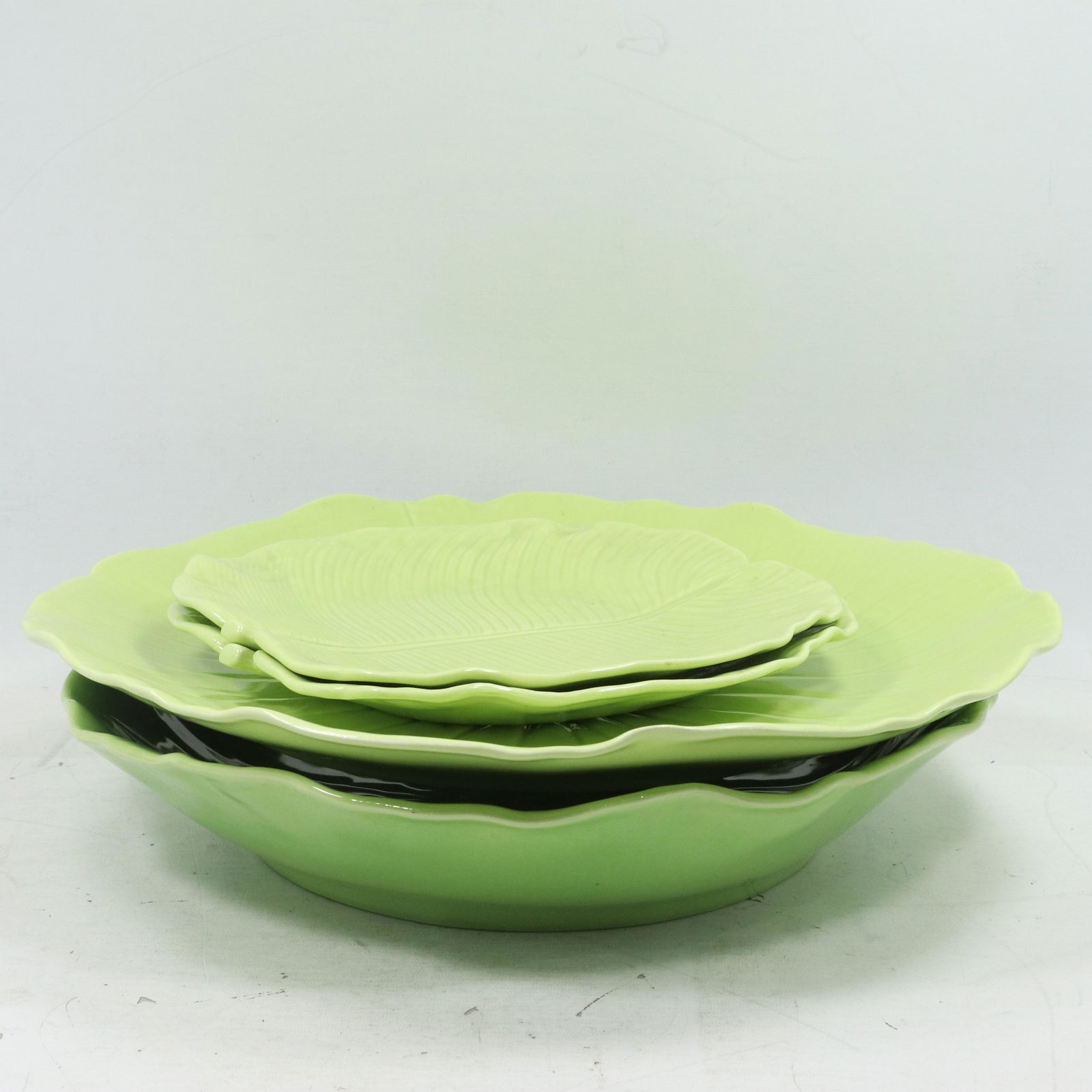 [4] Assorted Ceramic Cabbage Plates & Cabbage Bowl (1 of 17)
